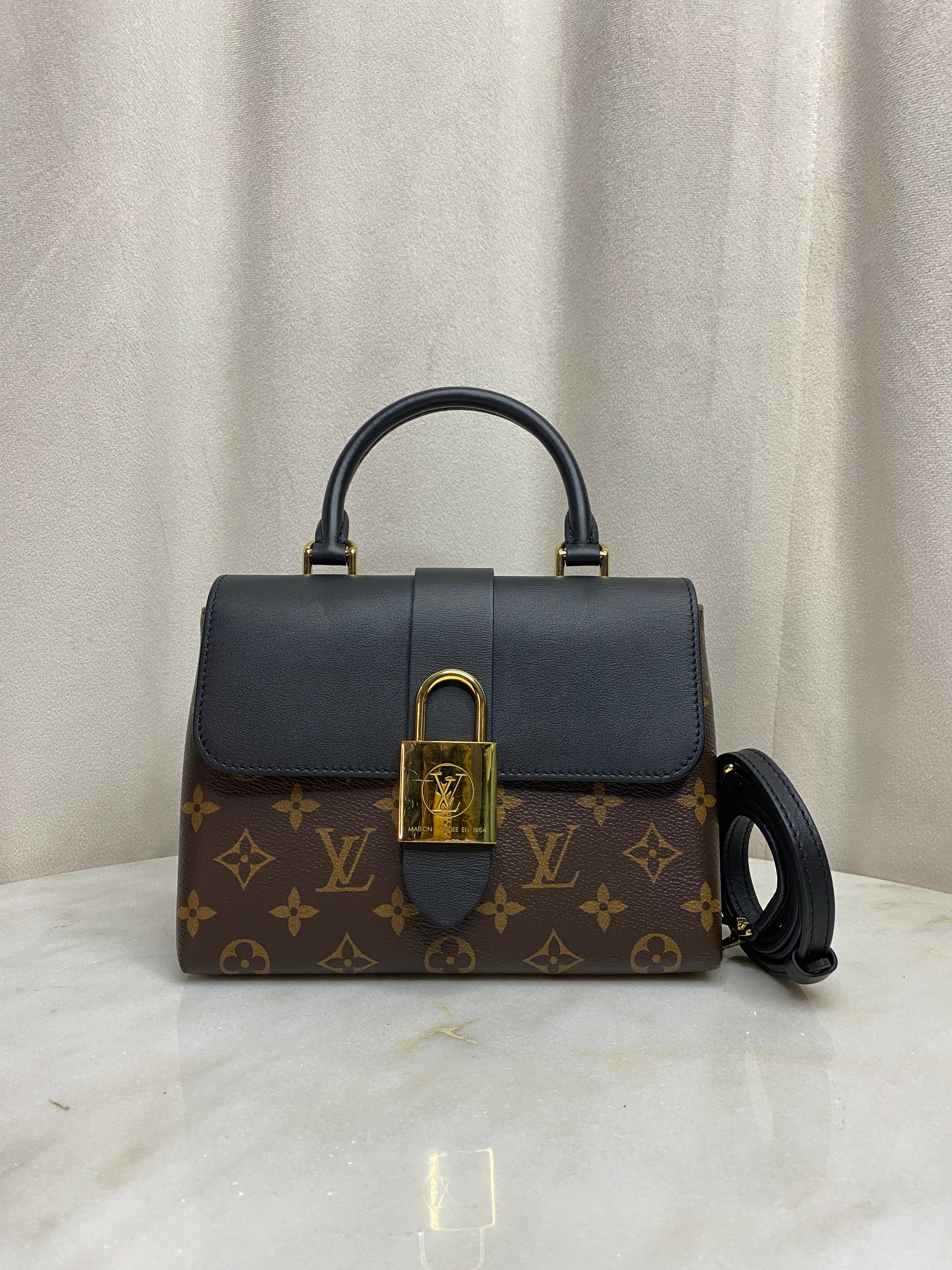 Louis Vuitton Monogram Black Locky BB Bag