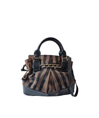 Burberry Bicolor Nova Check Top Handle Bag