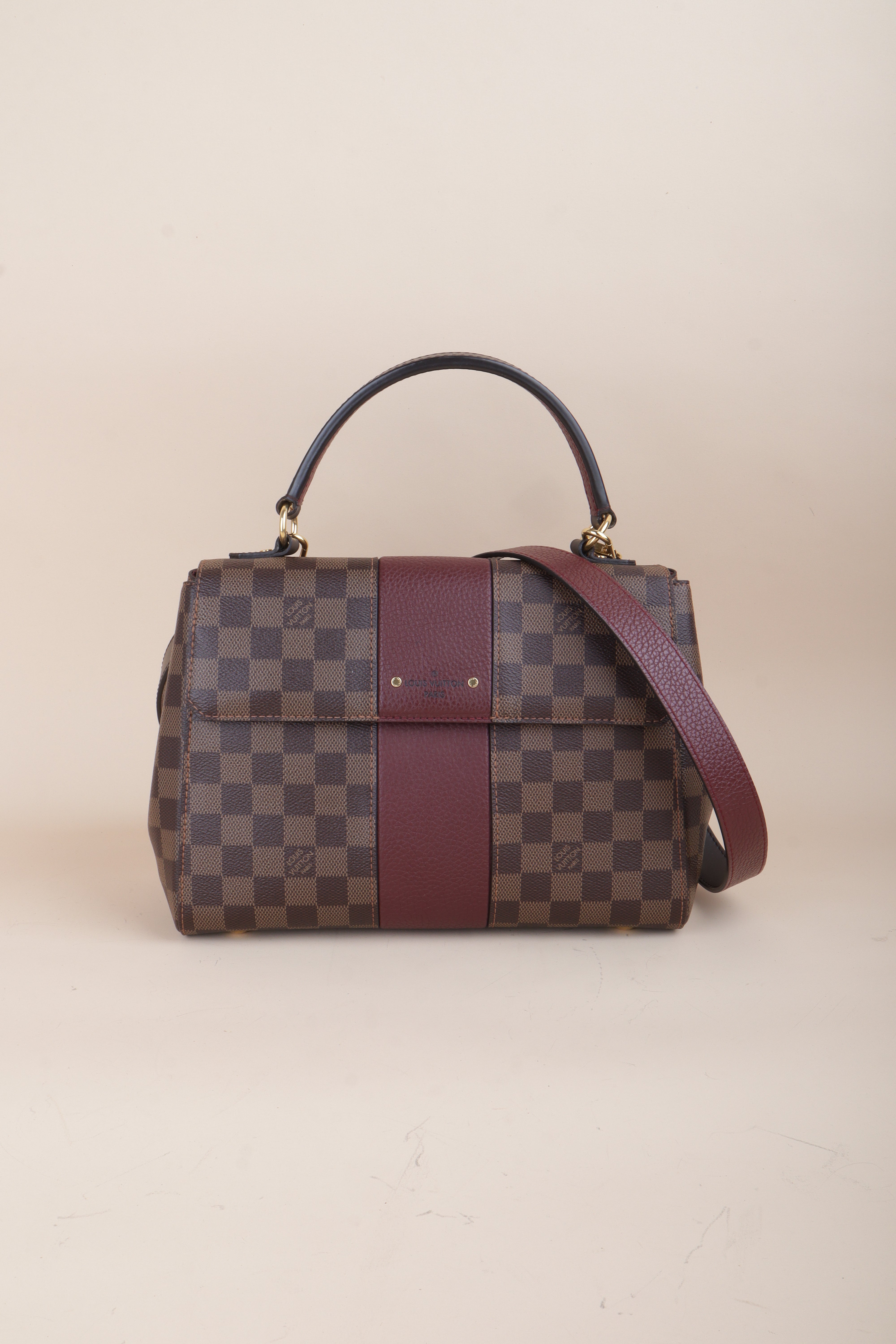 Louis Vuitton Damier Bordeaux Bond Street abene and burgundy