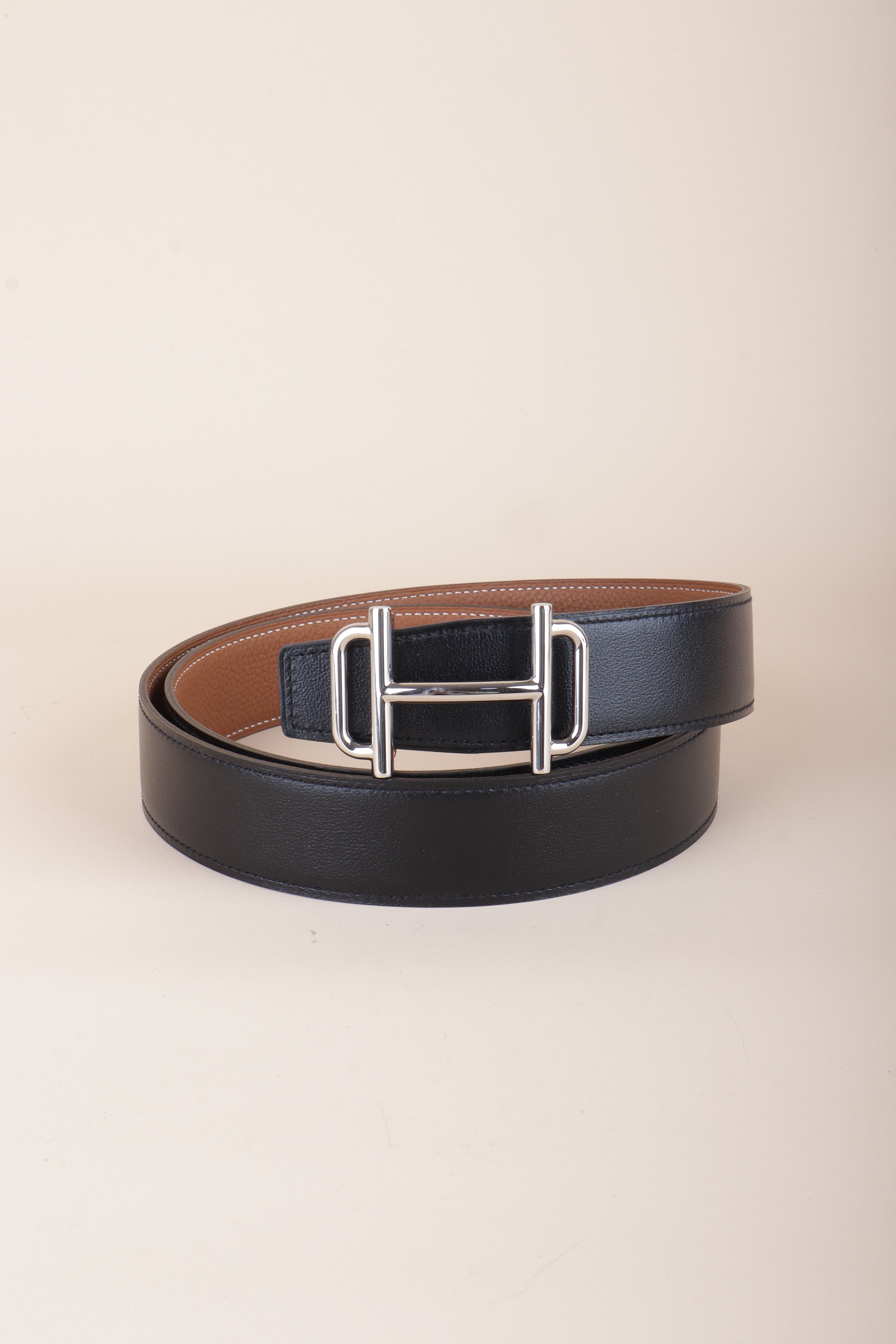 Hermes Bicolor Buckle & Reversible Royal 32mm Belt