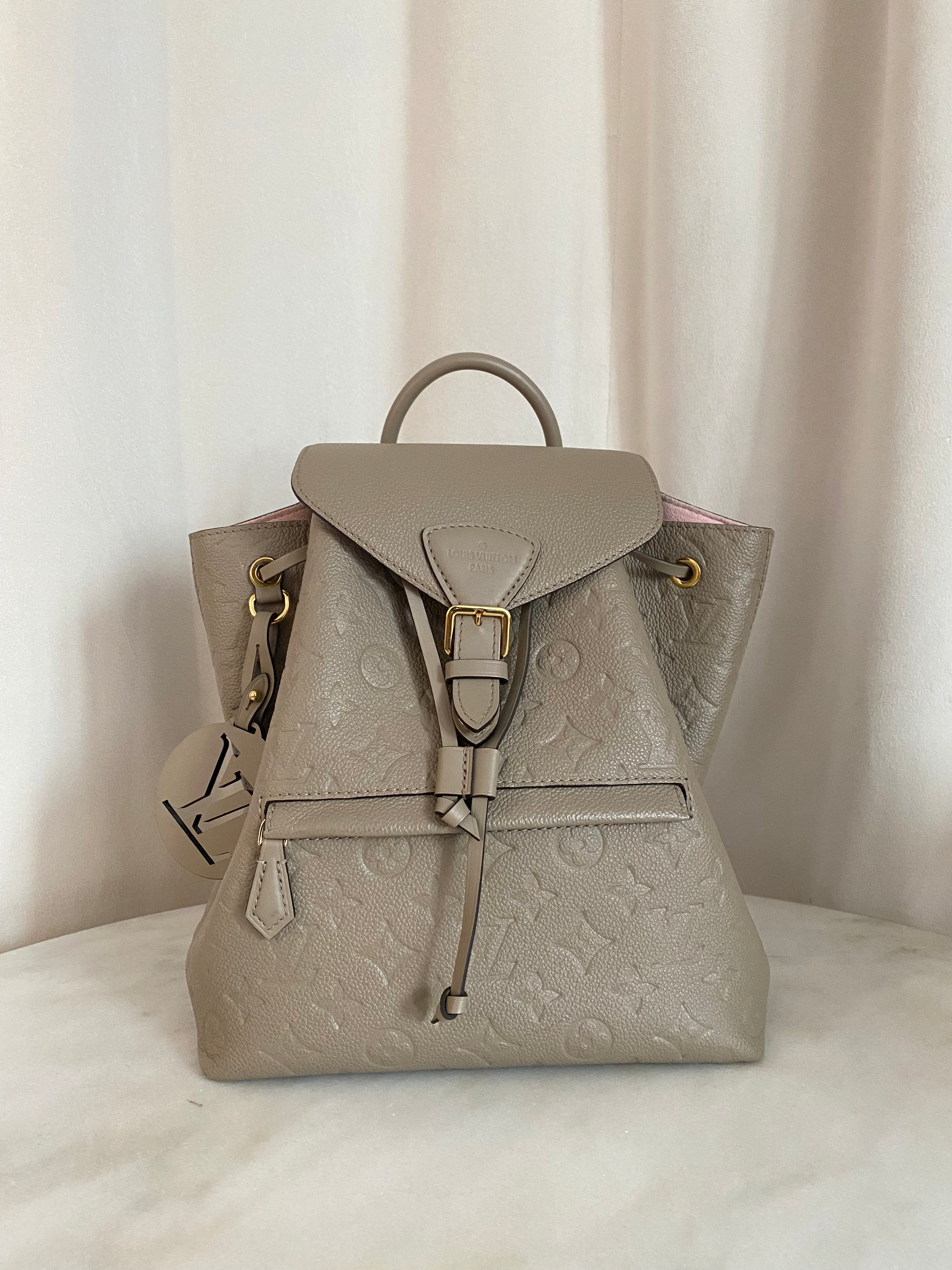 Louis Vuitton Nude Monogram Empreinte Montsouris Backpack Bag