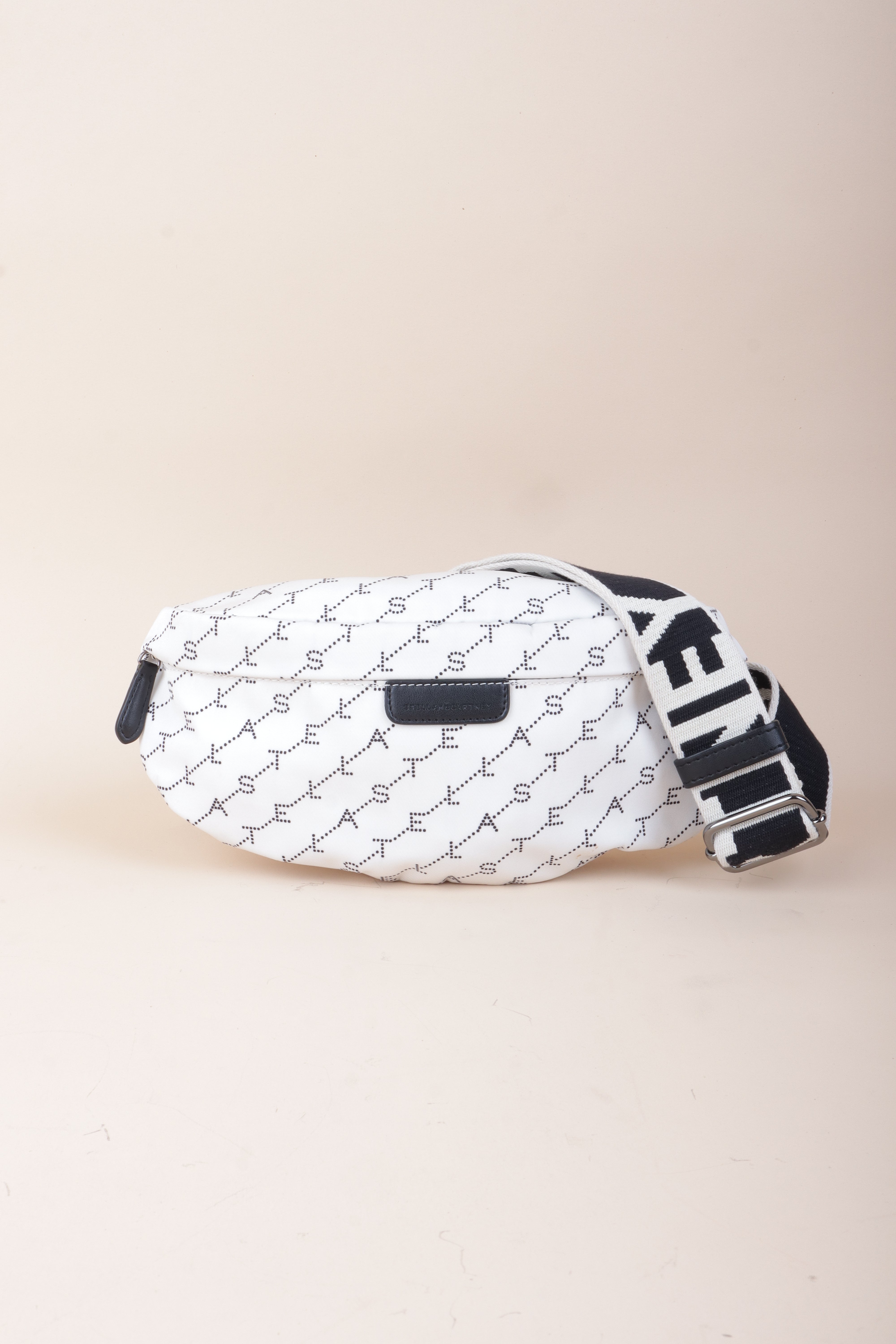 Stella Mccartney waist bag bicolor black and white