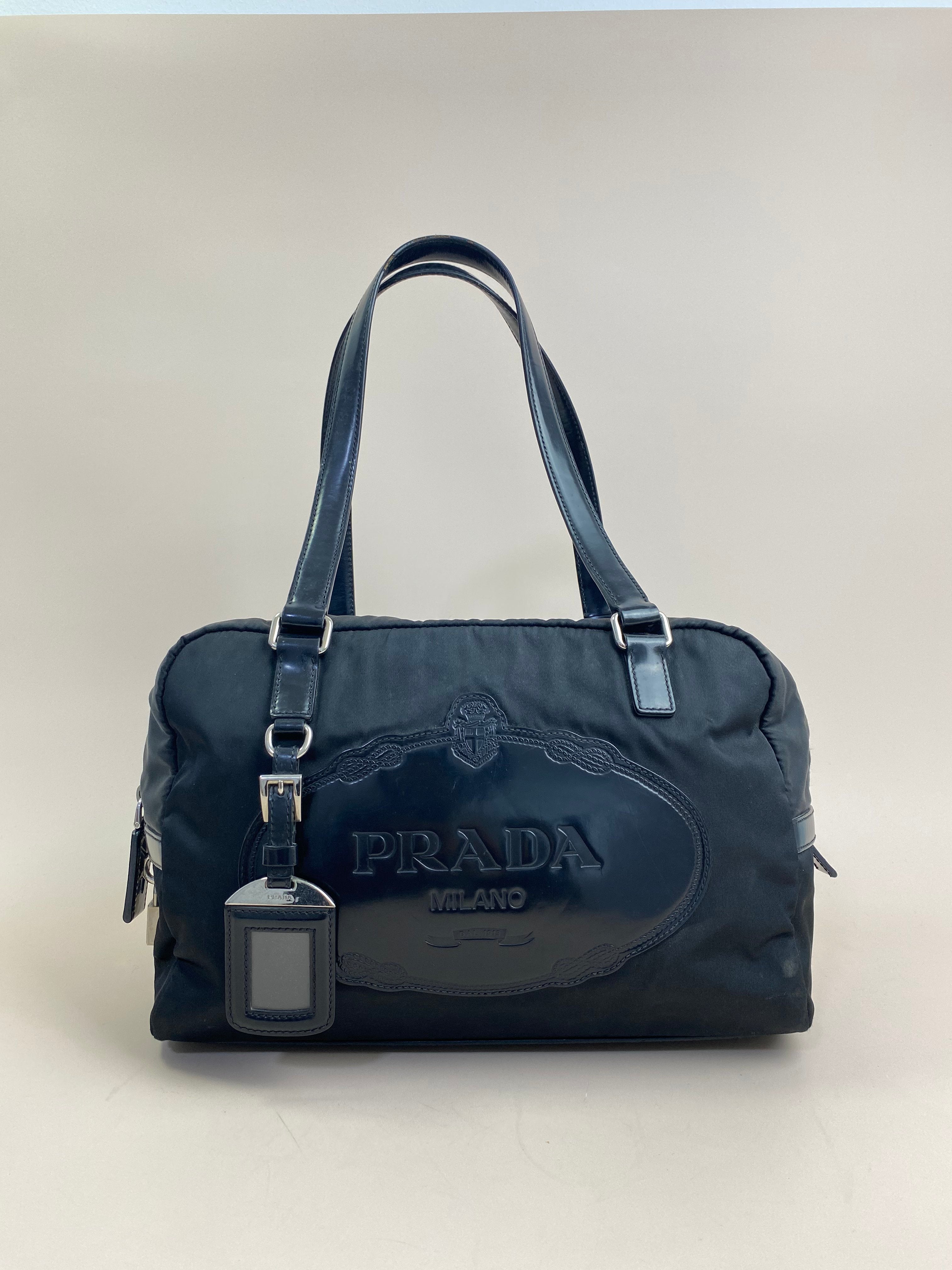 Prada Black Bauletto Shoulder Bag