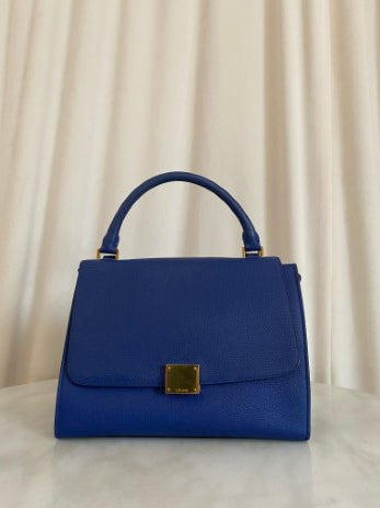 Celine Dark Blue Trapeze Bag