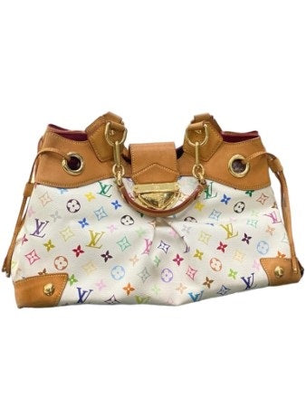 Louis Vuitton White Multicolor Monogram Ursula Bag