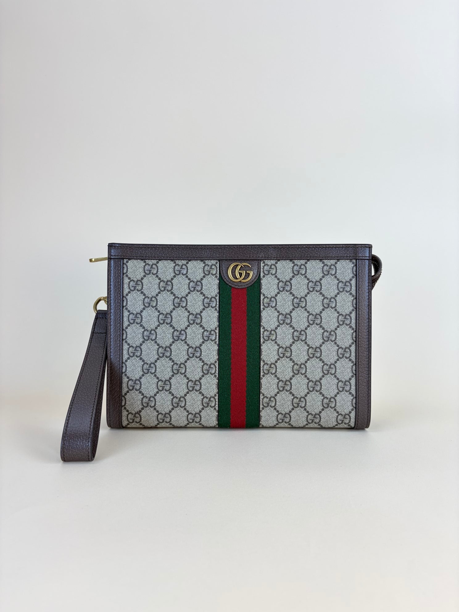 Gucci Ebony GG Supreme Ophidia Small Pouch