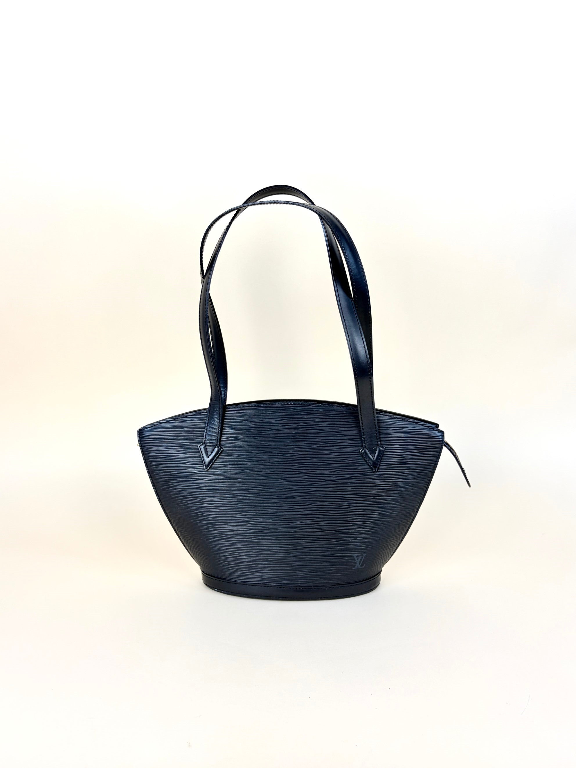 Louis Vuitton Black epi leather saint Jacques pm bag