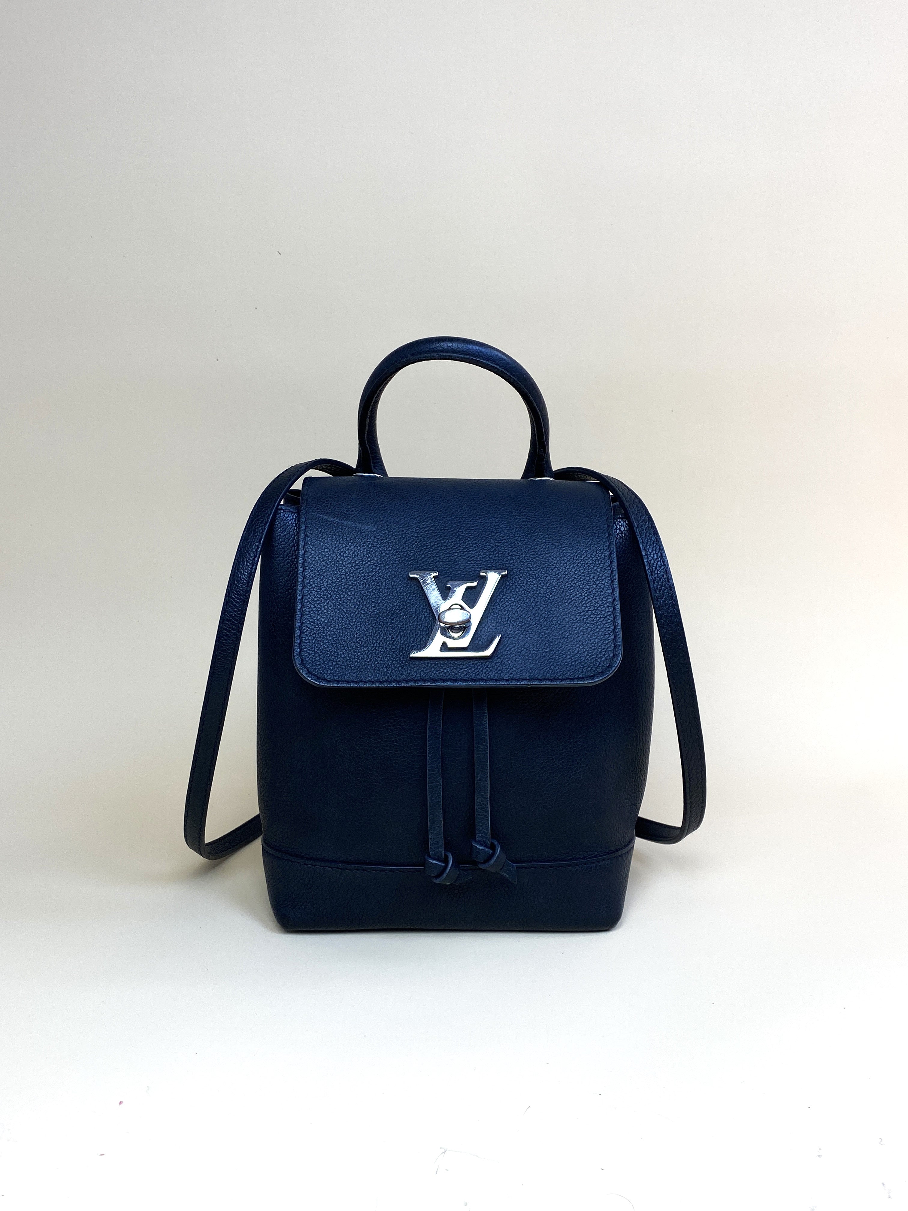 Louis Vuitton Lock Me Backpack Mastic black