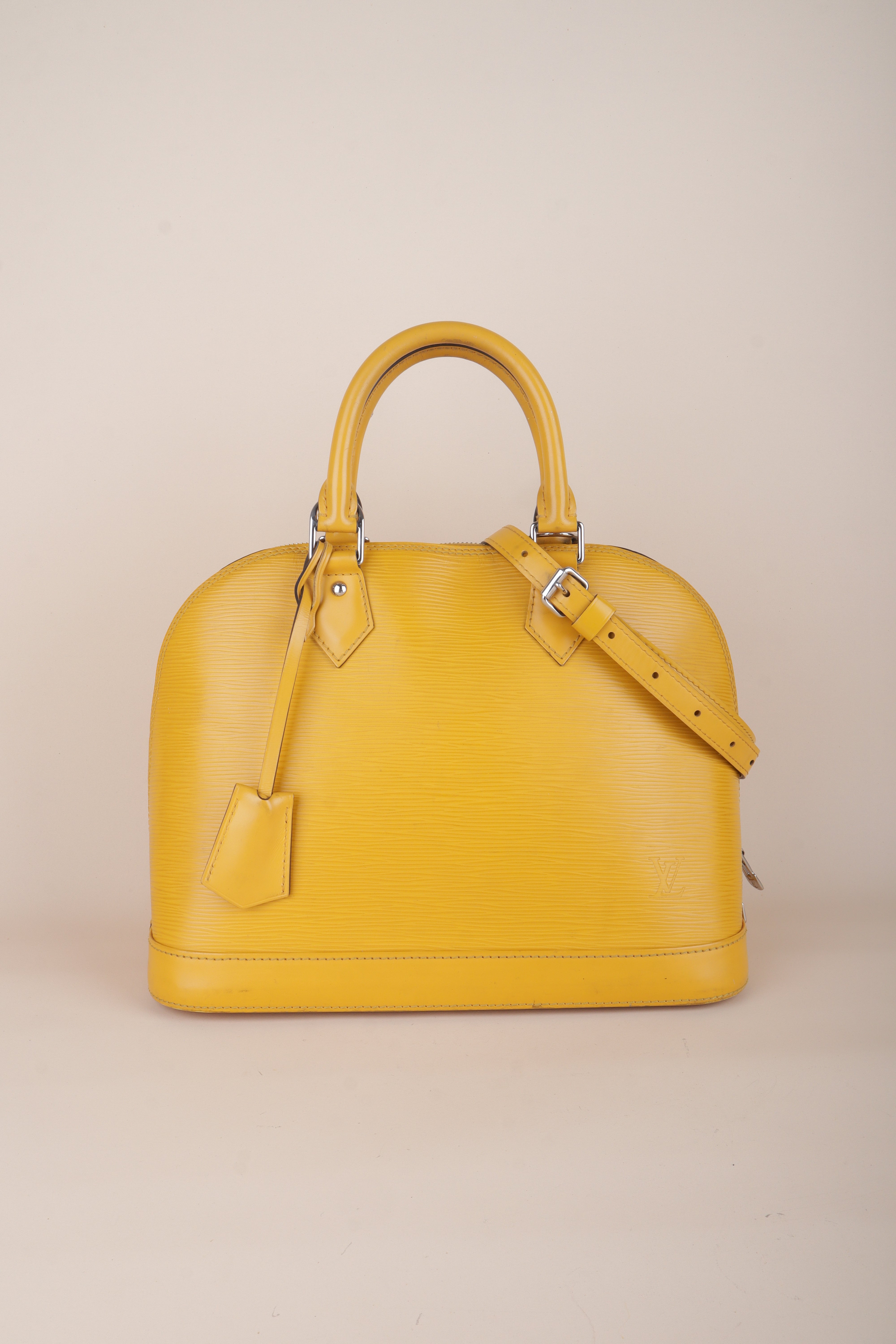 Louis Vuitton Epi Leather Alma PM Bag with Strap