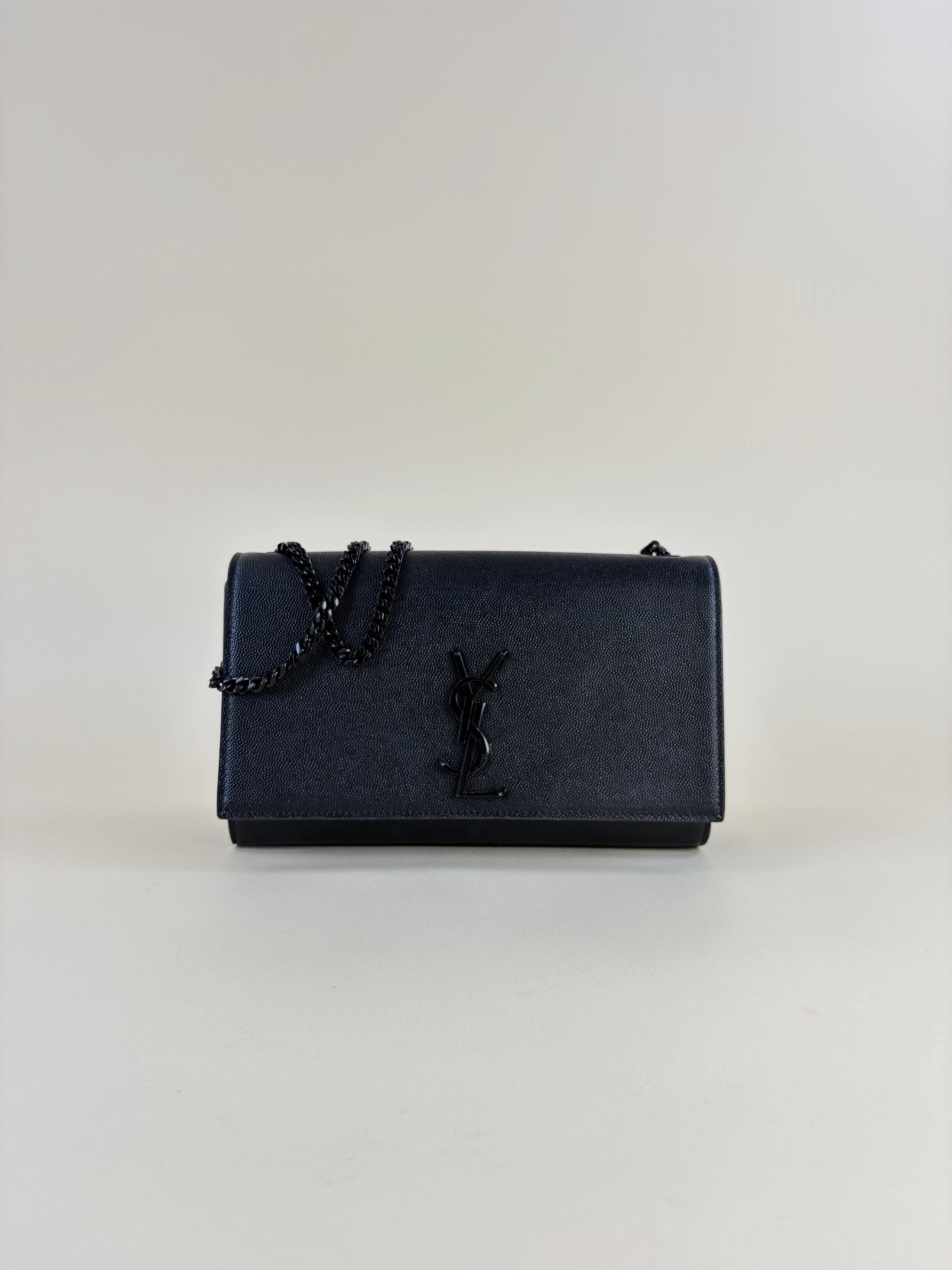 YSL Black Kate Medium Shoulder Bag
