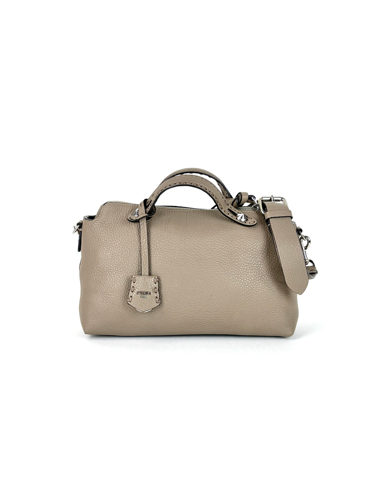 Fendi dove grey calfskin by the way selleria 192 medium