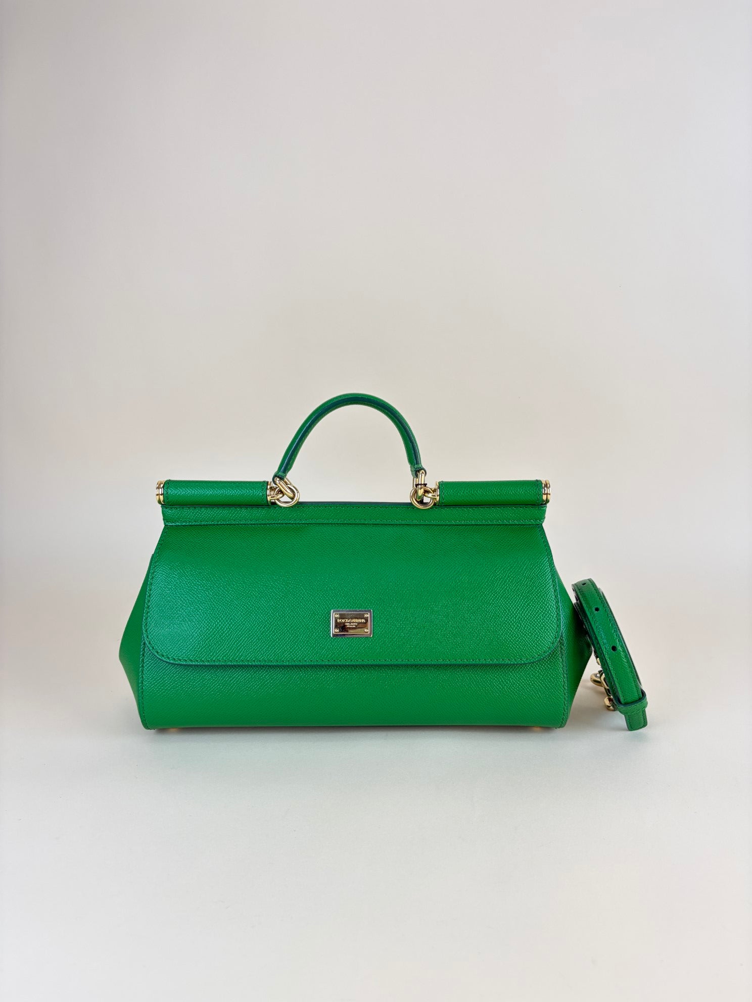 Dolce & Gabbana Green Dauphine Large Sicily Bag