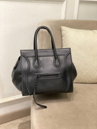 Celine Black Phantom Medium Bag