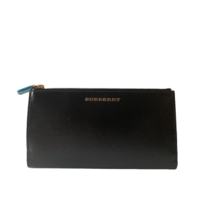Burberry Black Long Wallet