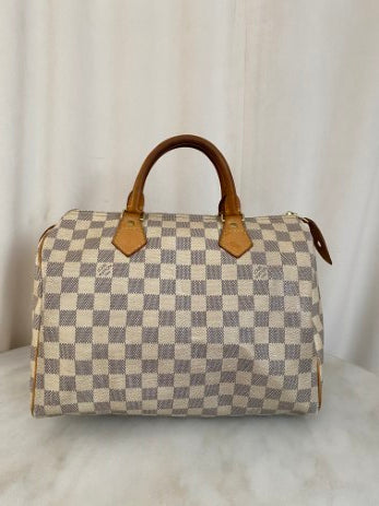 Louis Vuitton Damier Azur Speedy 30 Bag