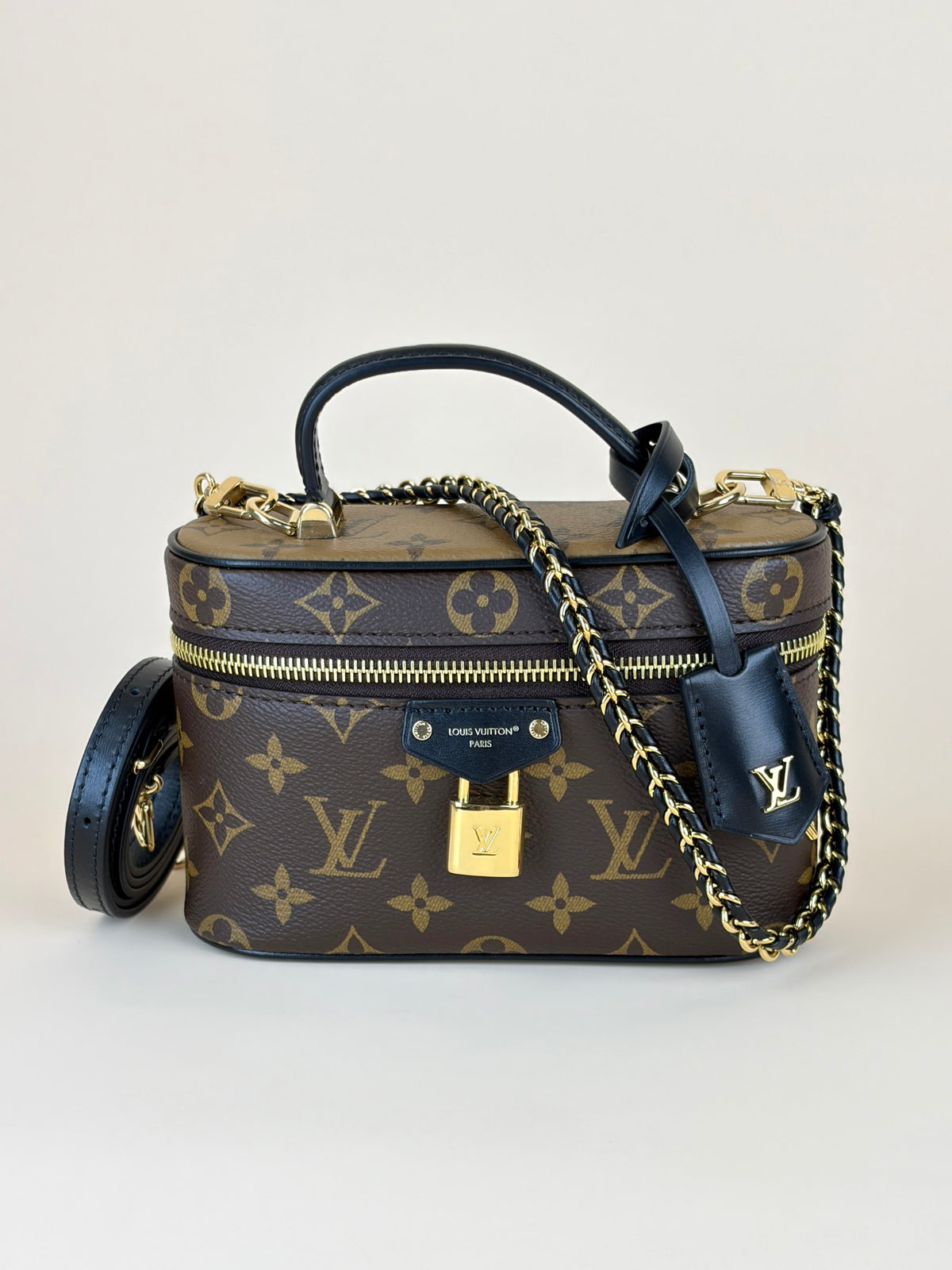Louis Vuitton Vanity Chain Pouch monogram reverse canvas