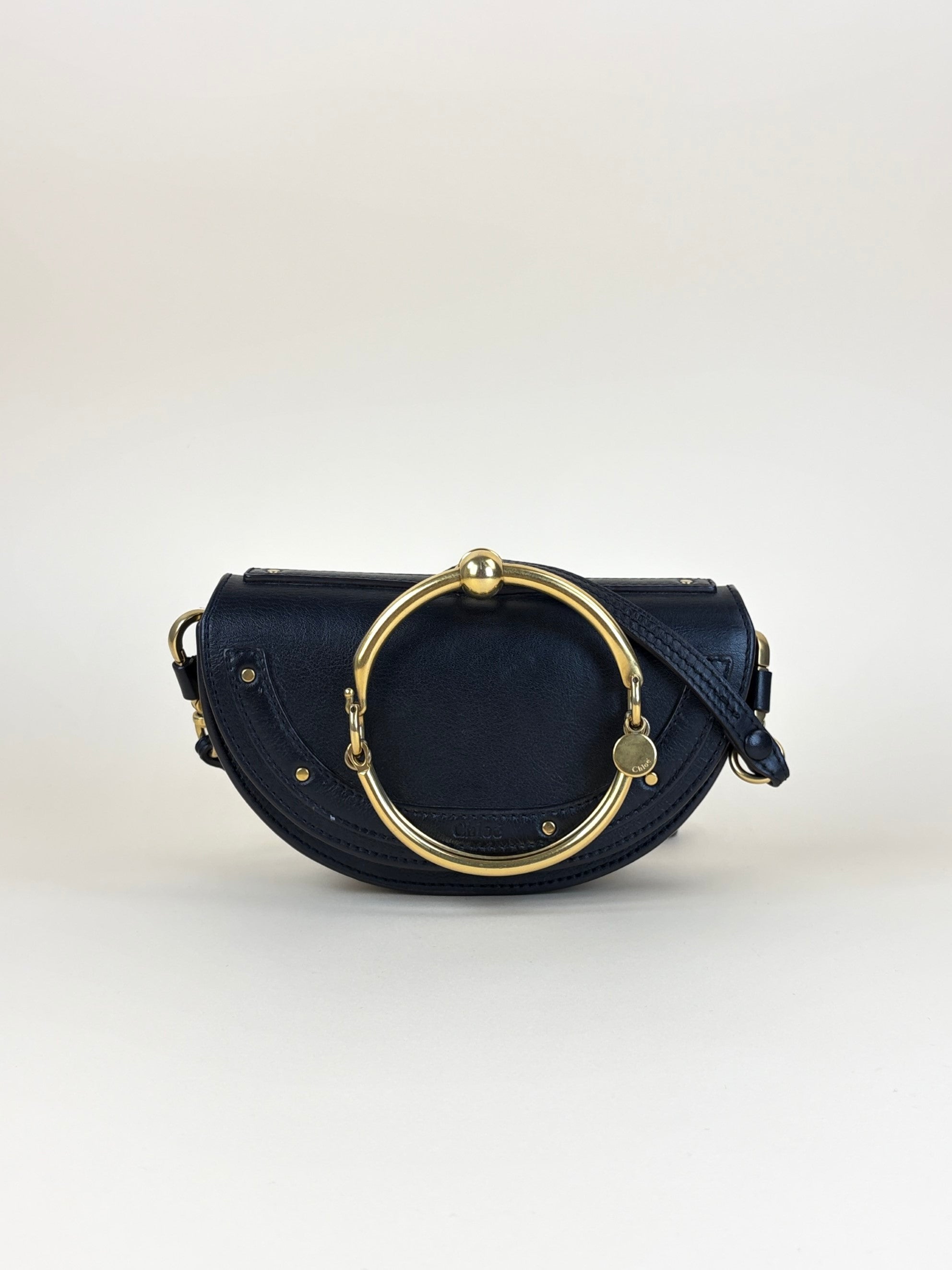 Chloe Black Small Nile Bracelet Minaudiere Bag