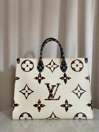 Louis Vuitton Ivory Monogram Jungle Onthego Bag