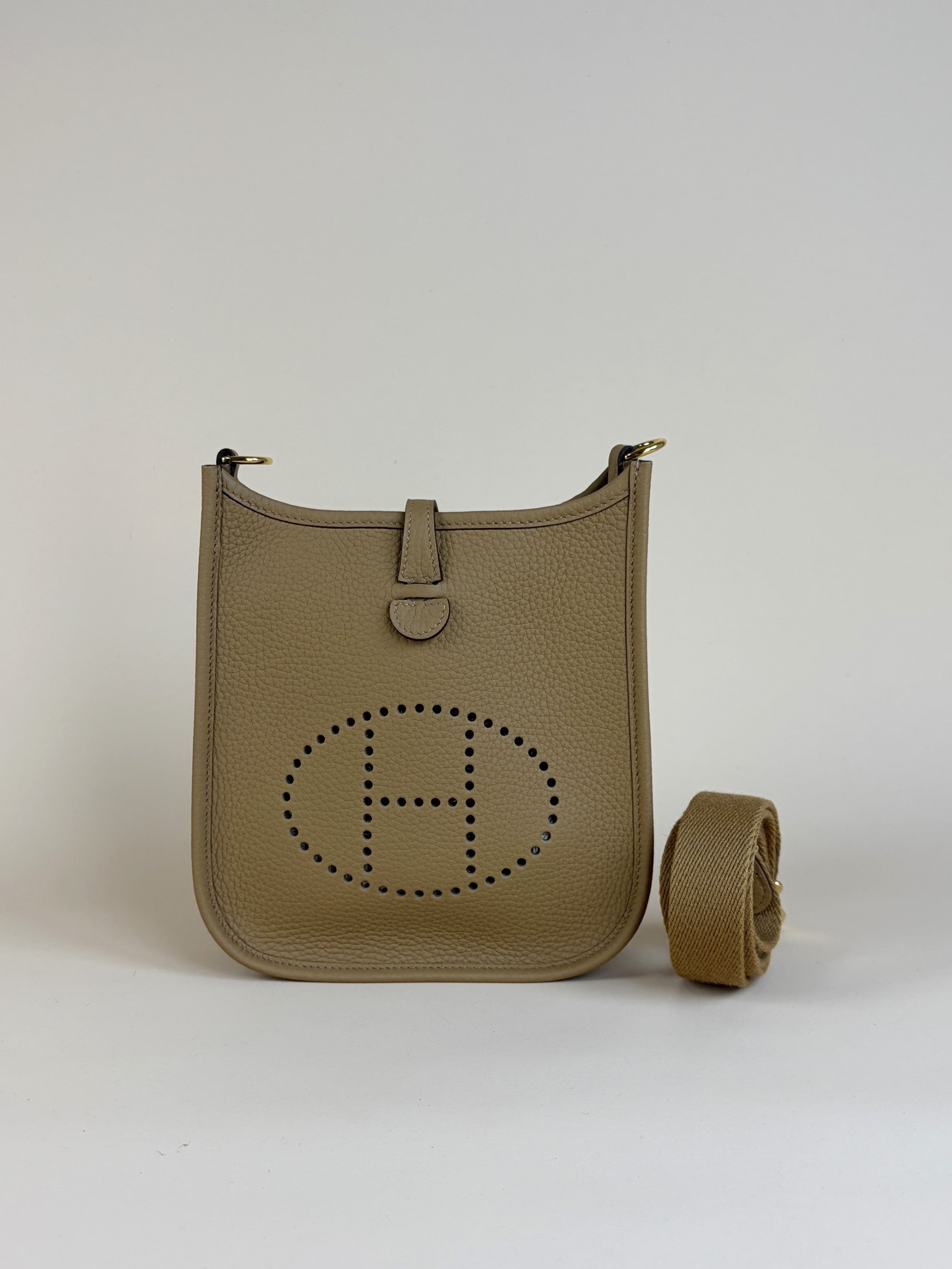 Hermes Biscuit Evelyne TPM Bag w/ Strap
