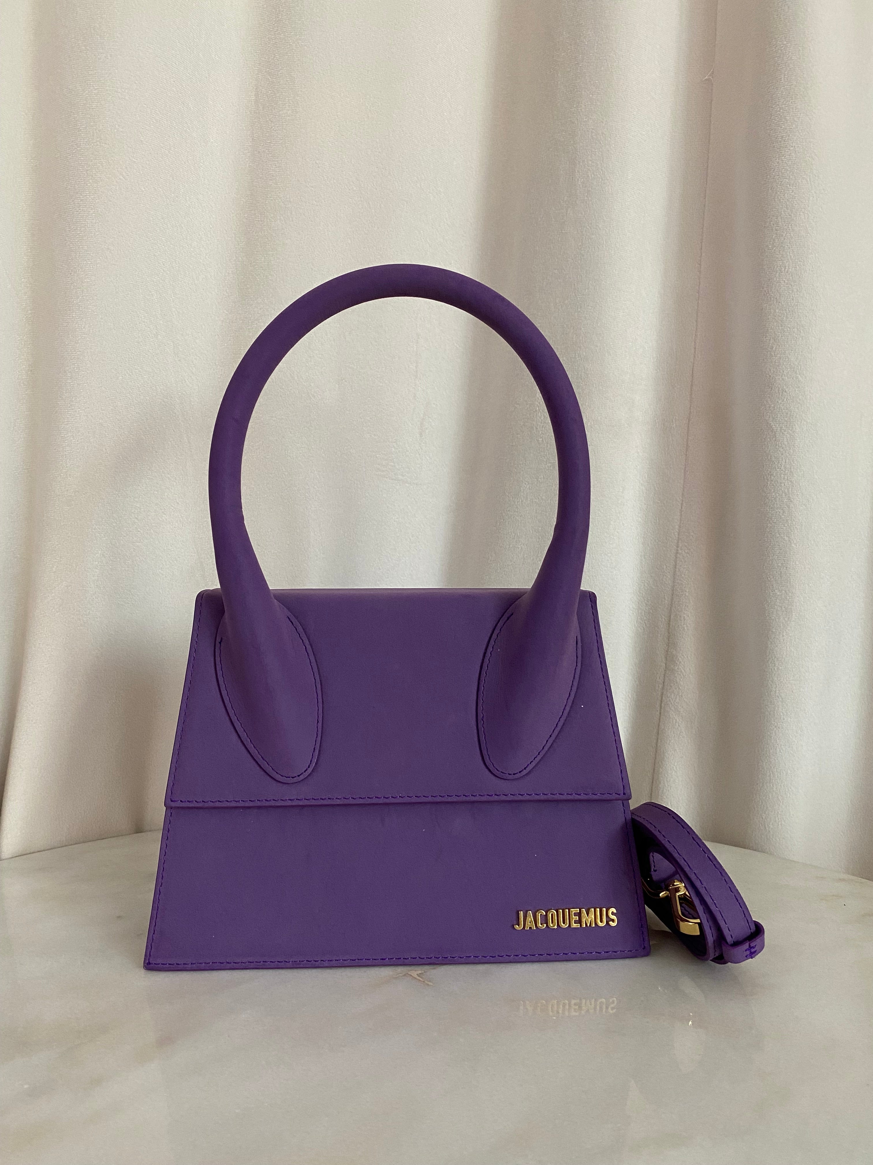 Jacquemus Purple Le Grand Chiquito Tote Bag