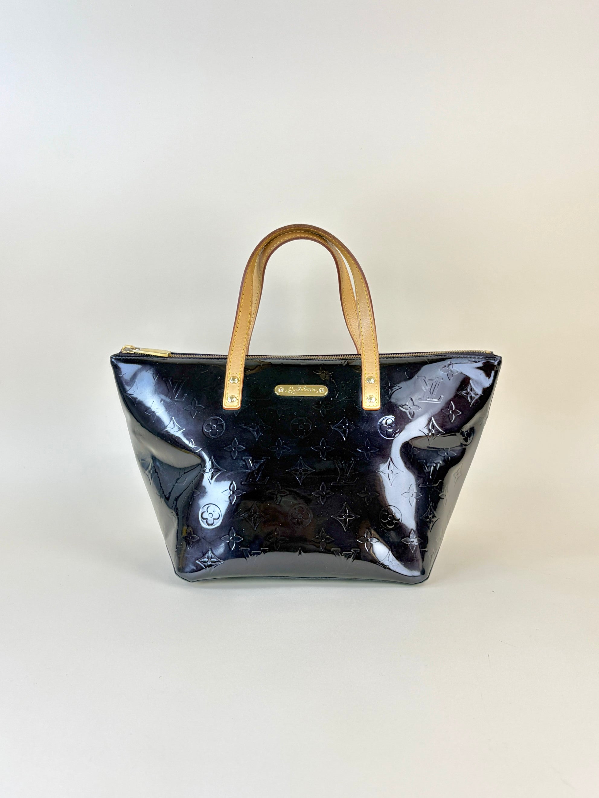 Louis Vuitton Amarante Monogram Vernis Bellevue Tote Bag