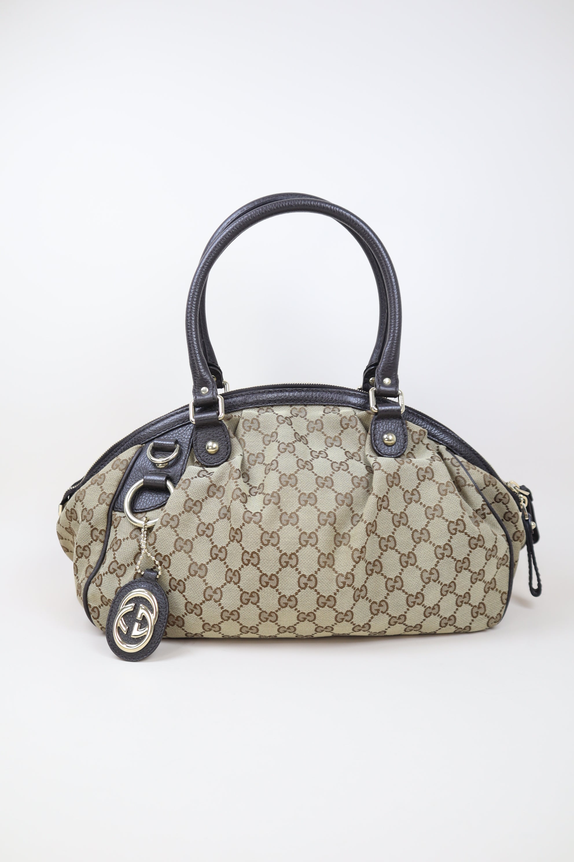 Gucci Ebony GG Sukey Bag