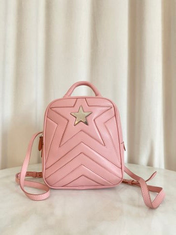 Stella Mccartney Pink Backpack Star Bag