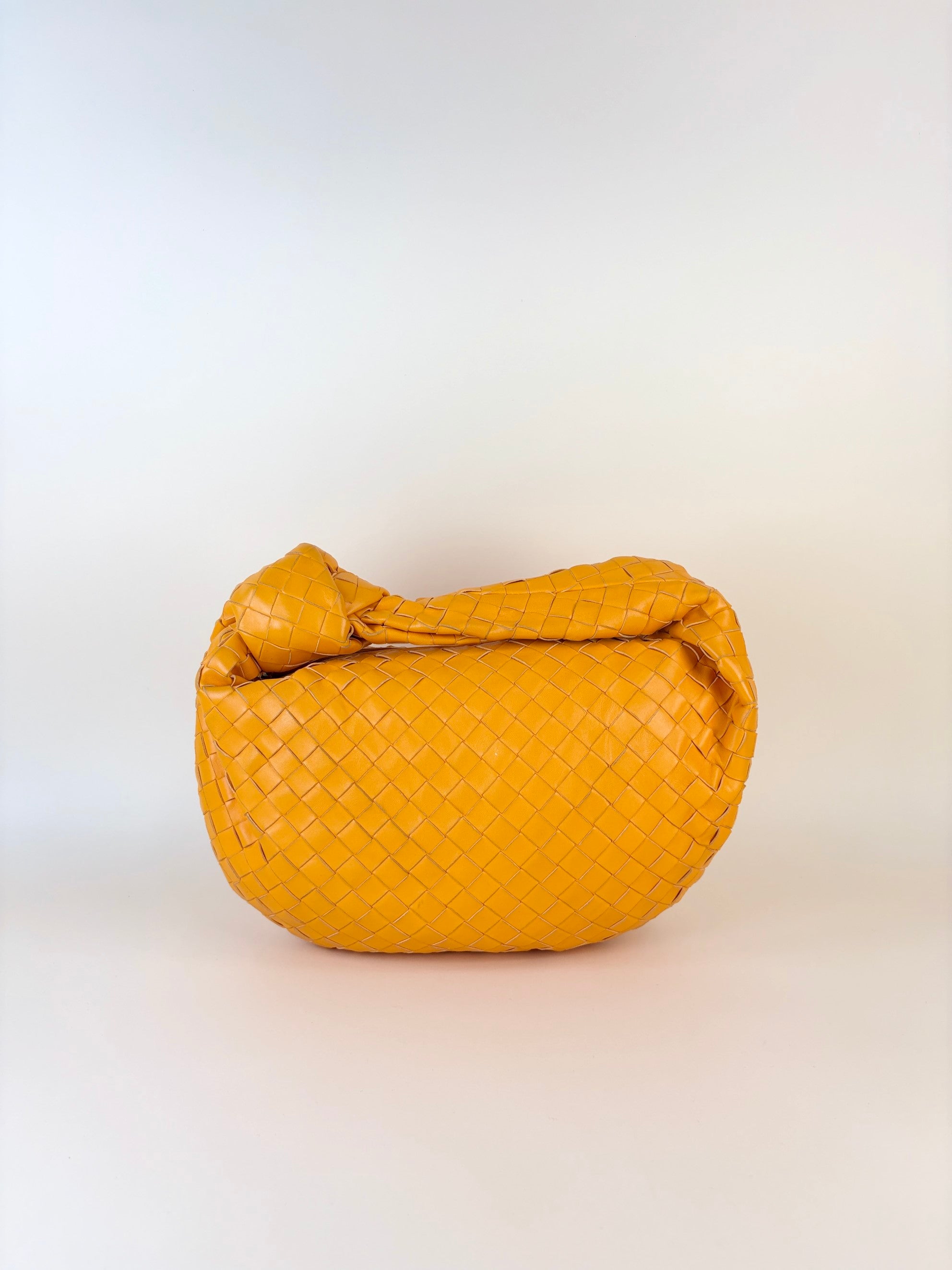 Bottega Veneta orange Intrecciato small shoulder bag