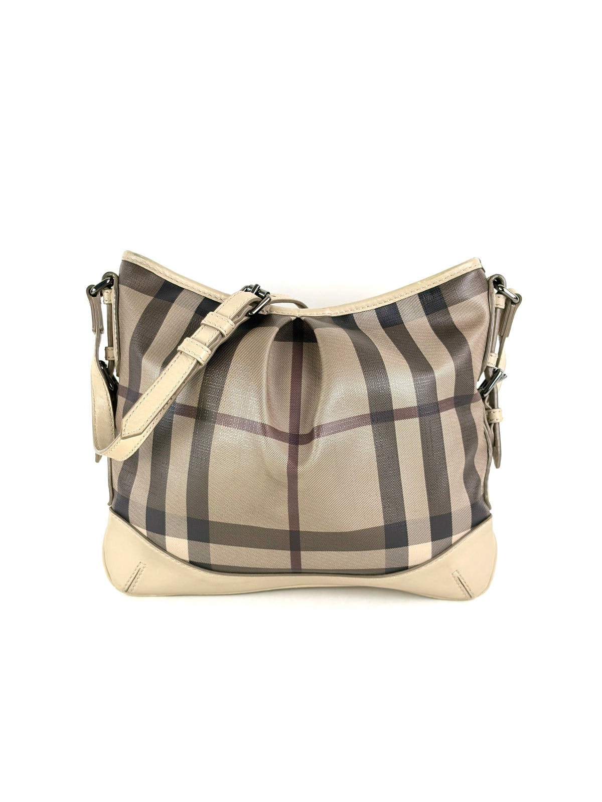 Burberry smoked trench coated canvas Hartham crossbody bag