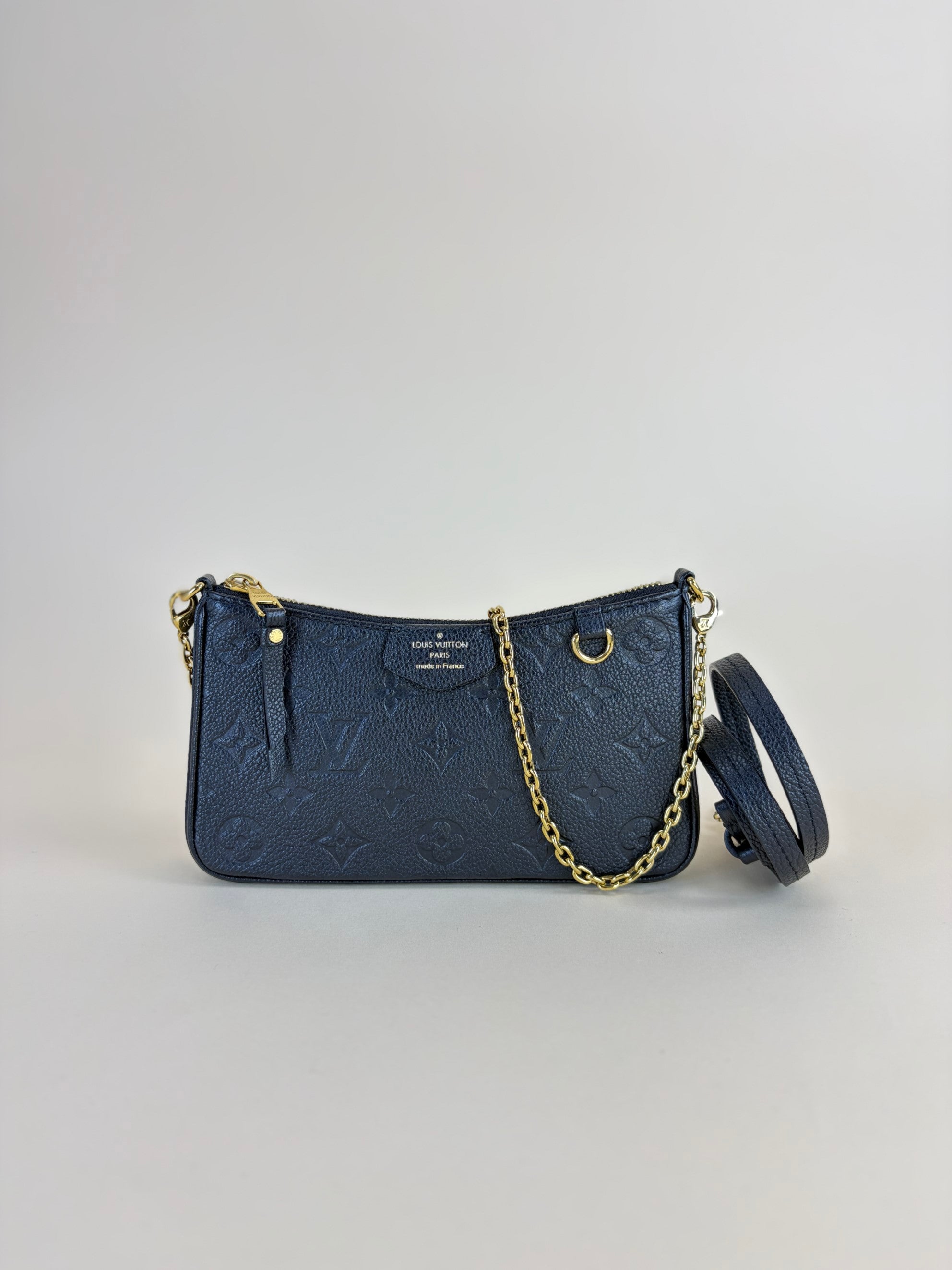 Louis Vuitton Black Monogram Empreinte easy pouch on strap