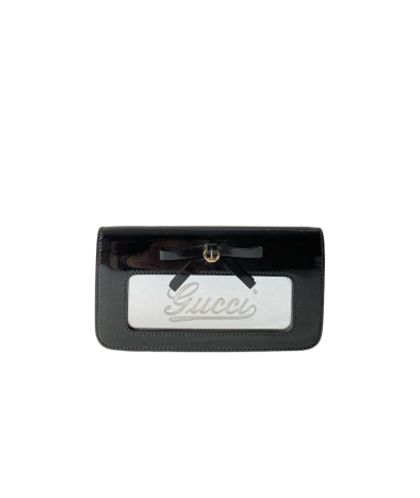 Gucci Black Mirror Clutch