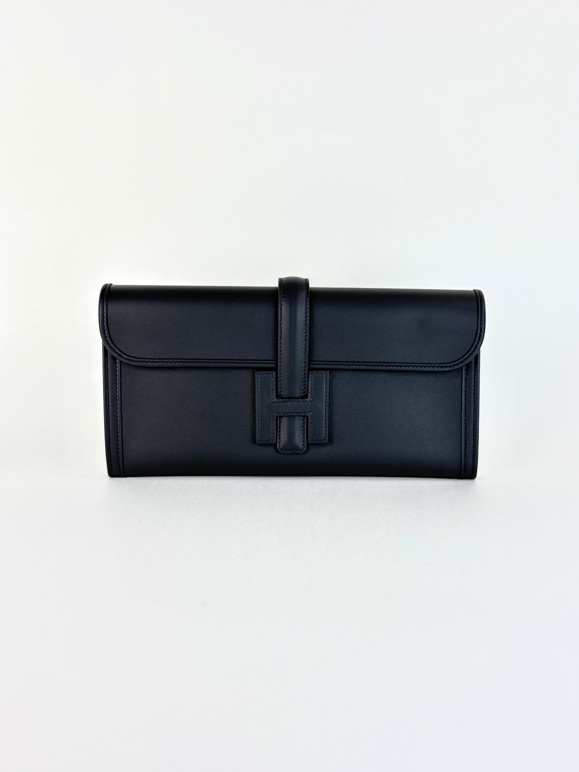 Hermes noir swift tige elan 29 clutch