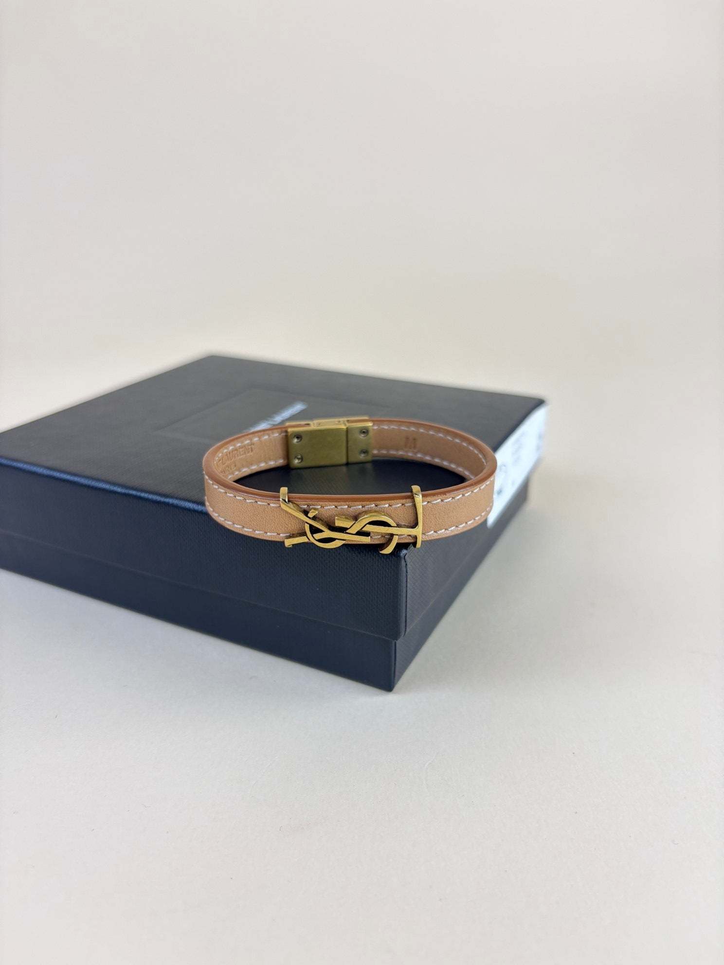 YSL Camel Cassandre Bracelet