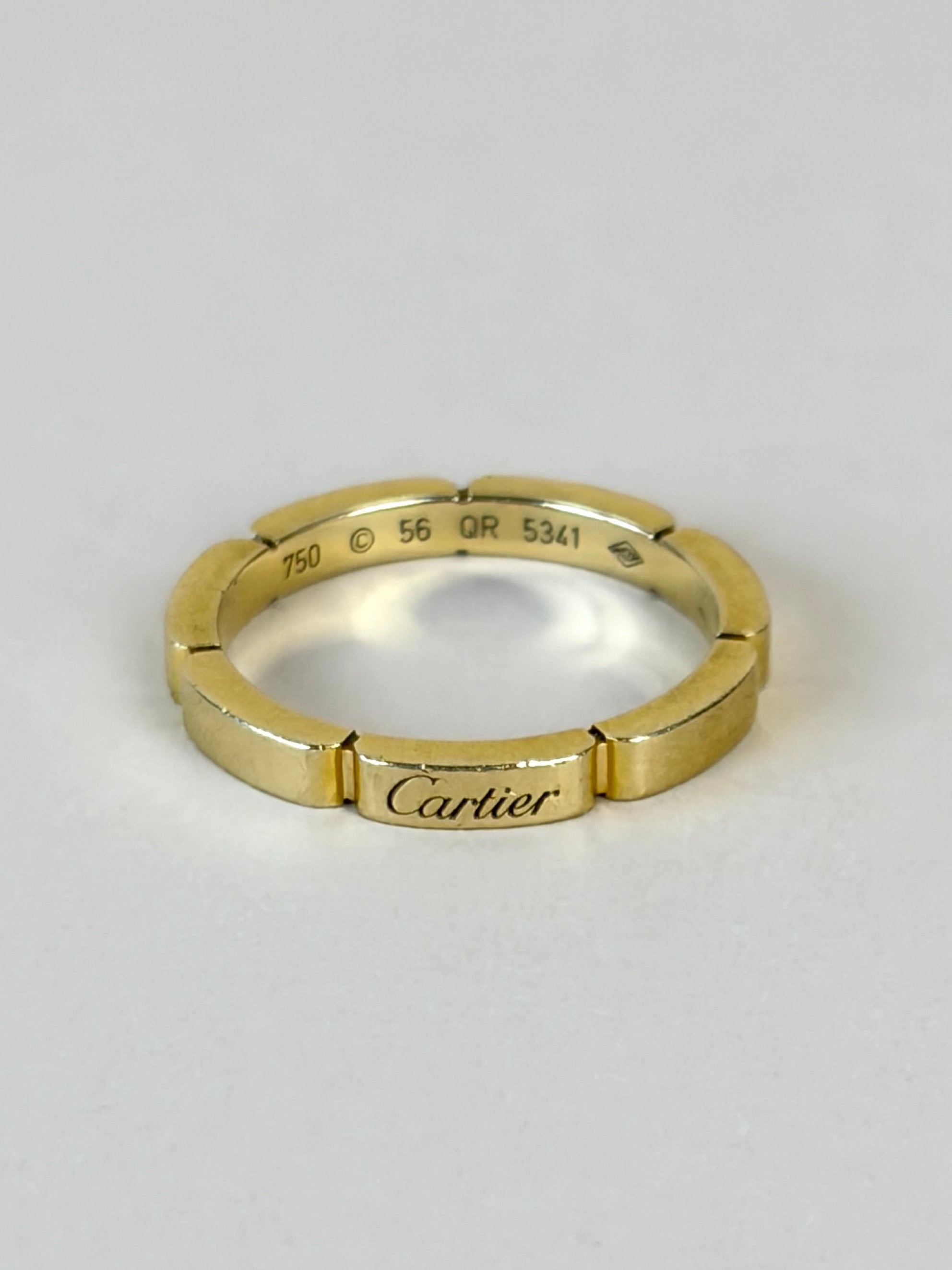 Cartier Moillon panther 18Kyellow Gold wedding band