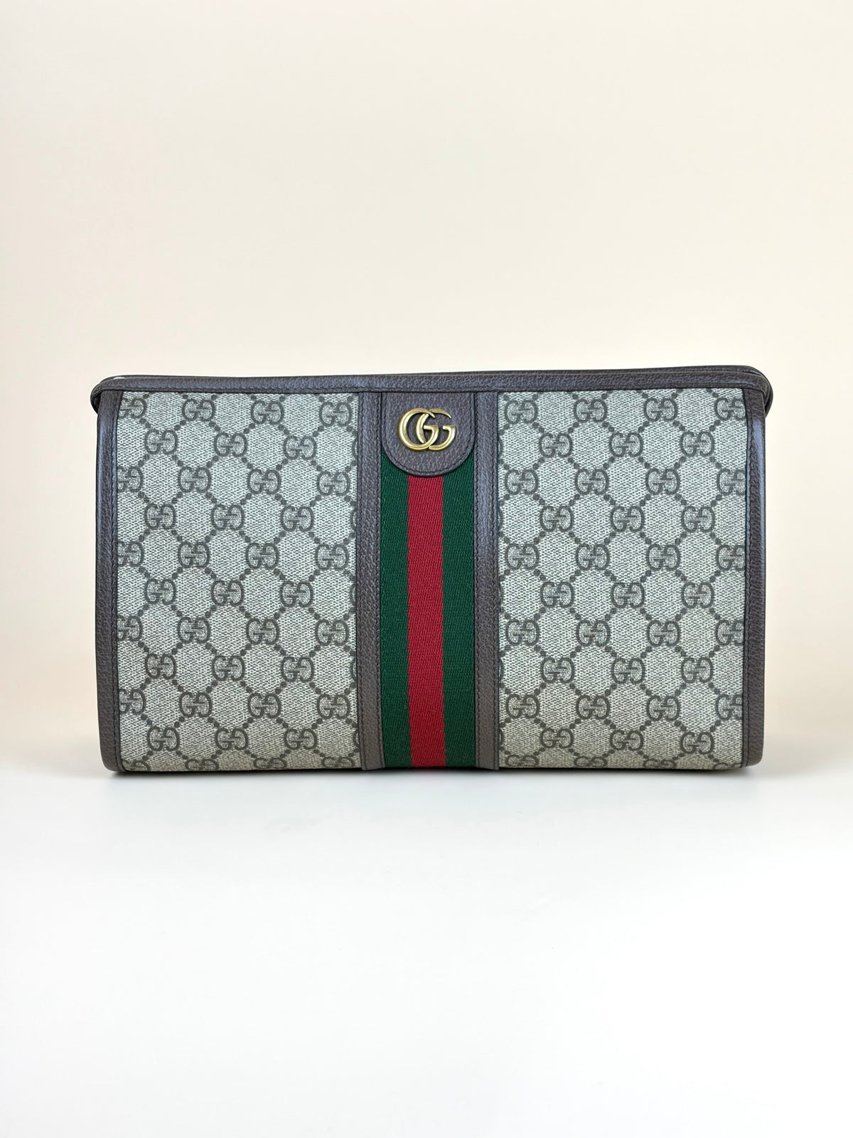 Gucci gg supreme monogram Ophidia toilerty case