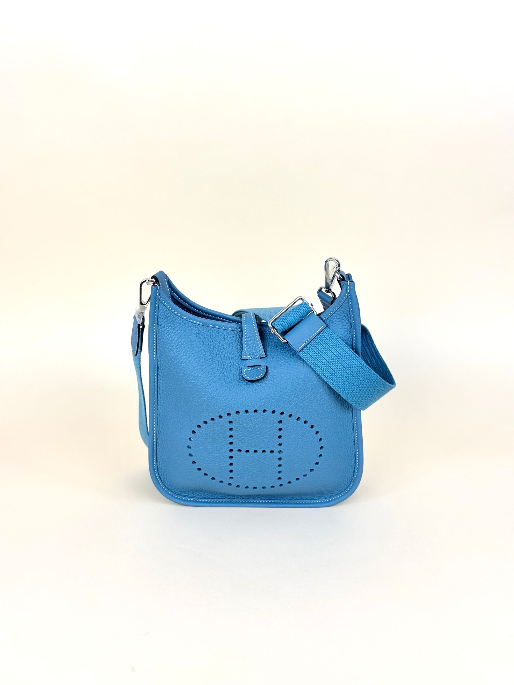 Hermes New Blue Jeans Evelyne 23 Bag