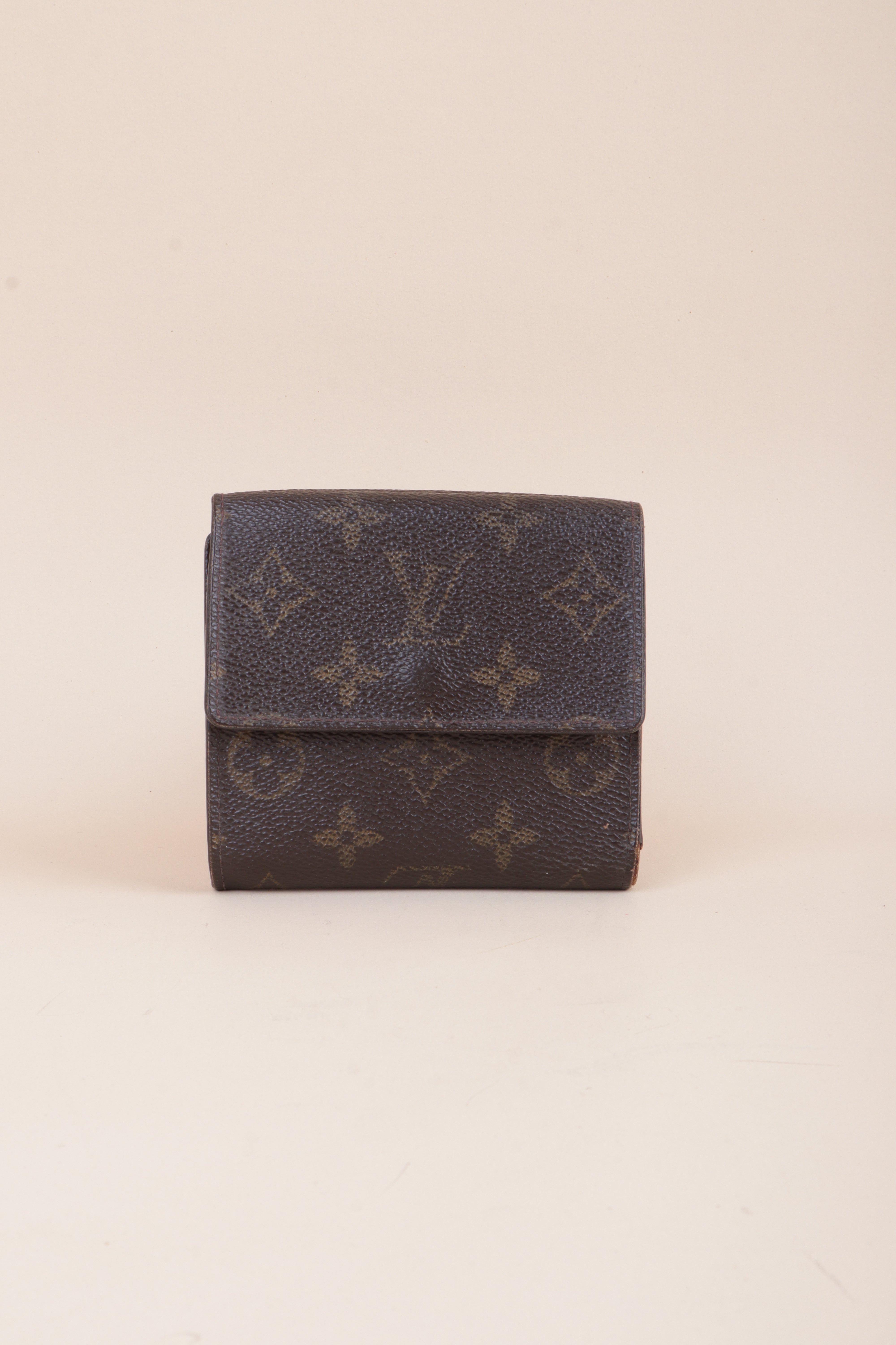Louis Vuitton Monogram Elise Double Sides Compact Small Wallet