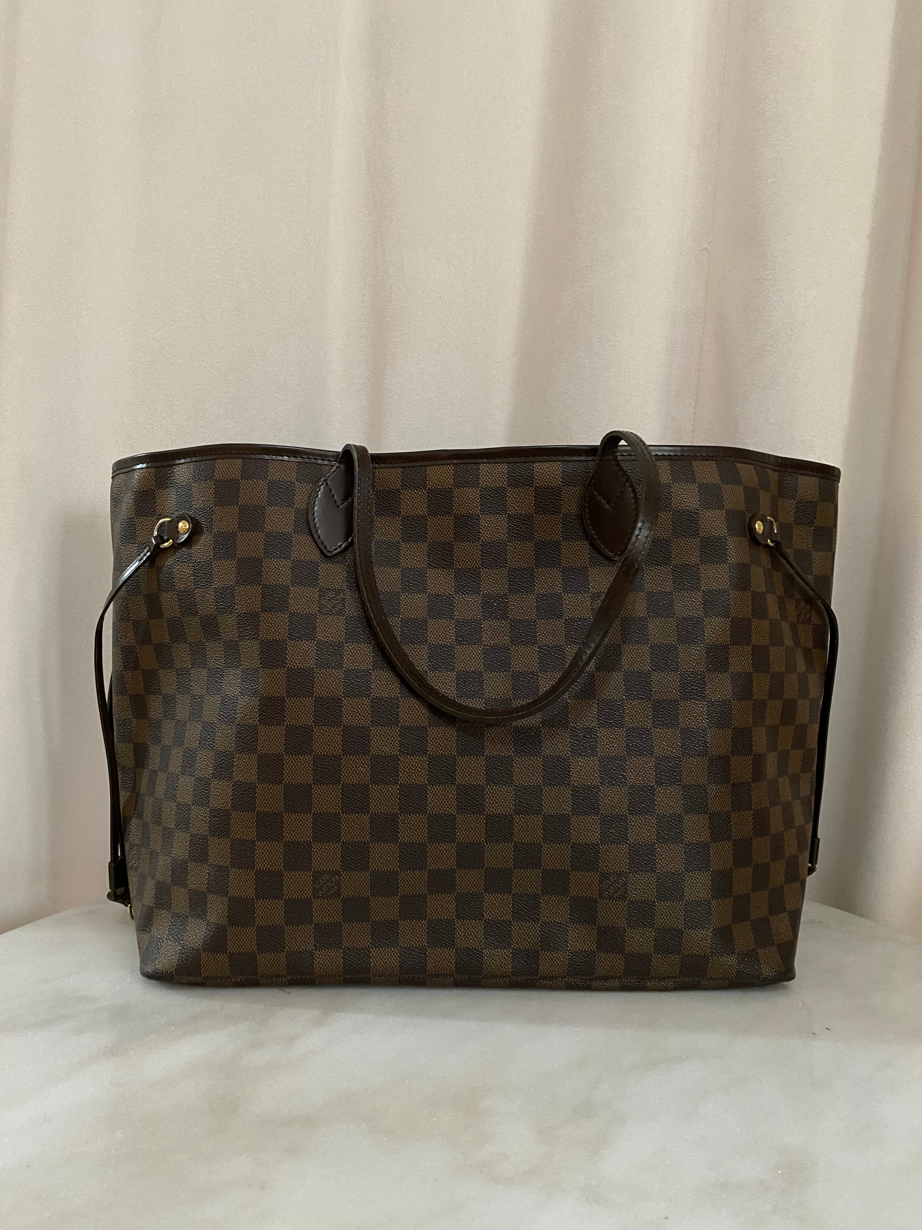 Louis Vuitton Damier Ebene Neverfull GM Bag