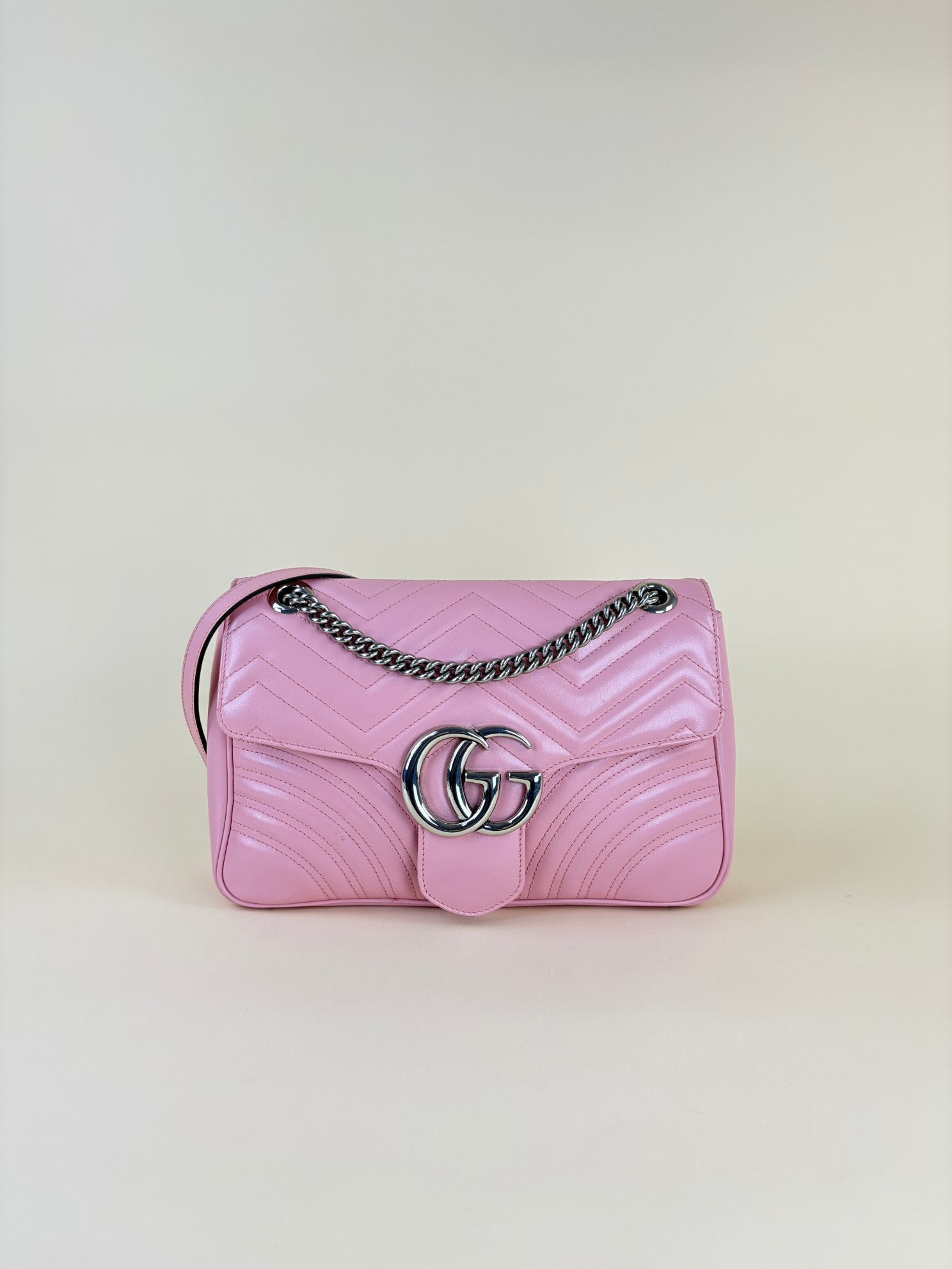 Gucci gg Marmont medium pink crossbody