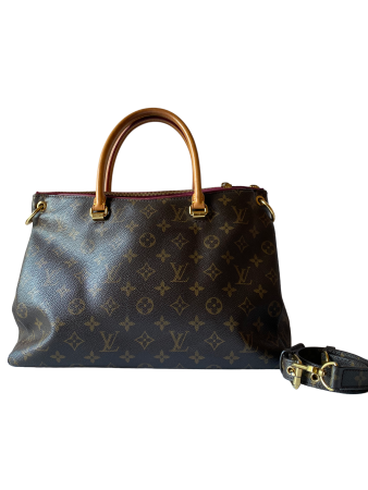 Louis Vuitton Monogram Burgundy Pallas Tote Bag