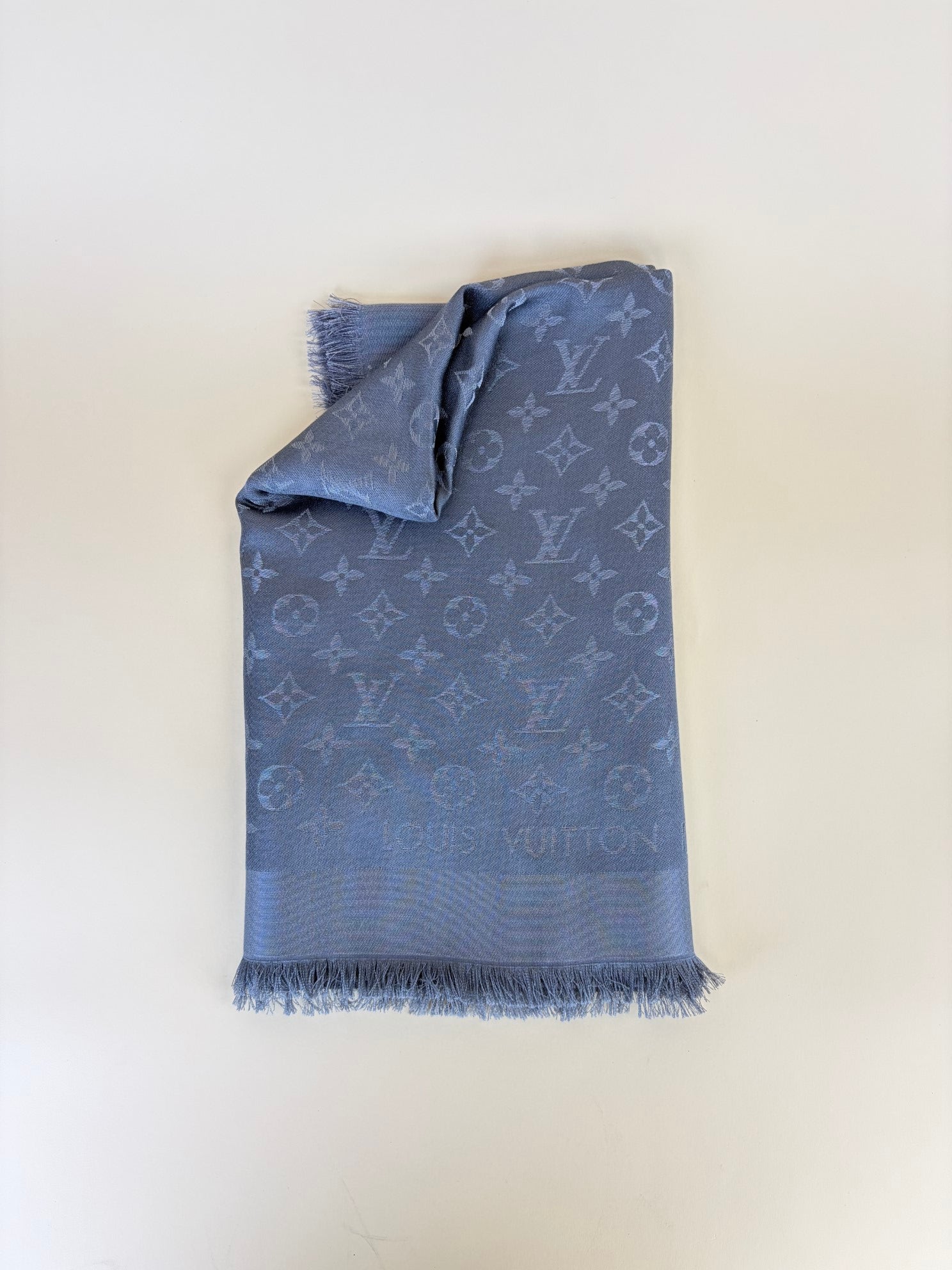 Louis Vuitton grey Monogram Scarf