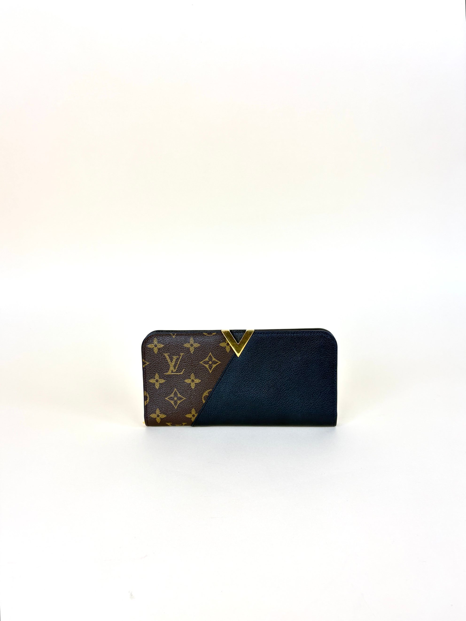 Louis Vuitton Monogram Black Kimono Wallet
