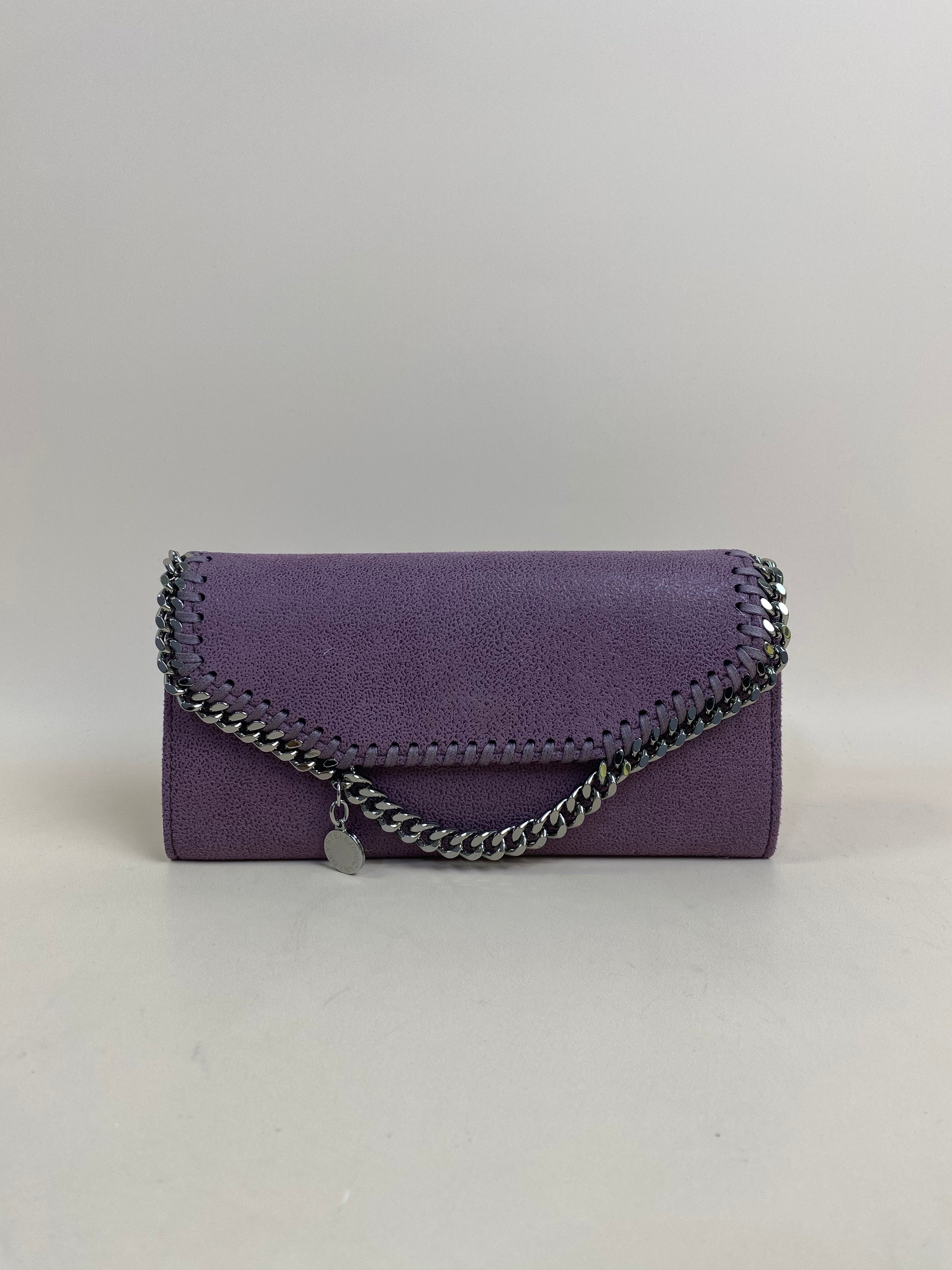 Stella Mccartney Mauve Falabella Long Wallet