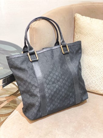 Gucci Black GG Tote Bag