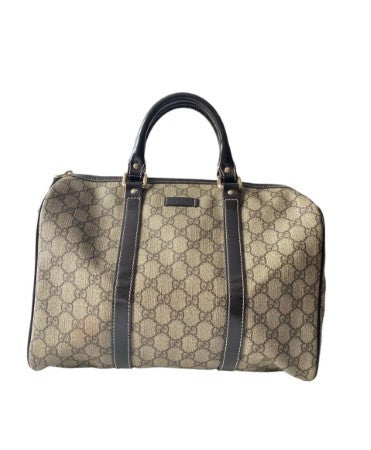 Gucci Brown GG Boston Bag