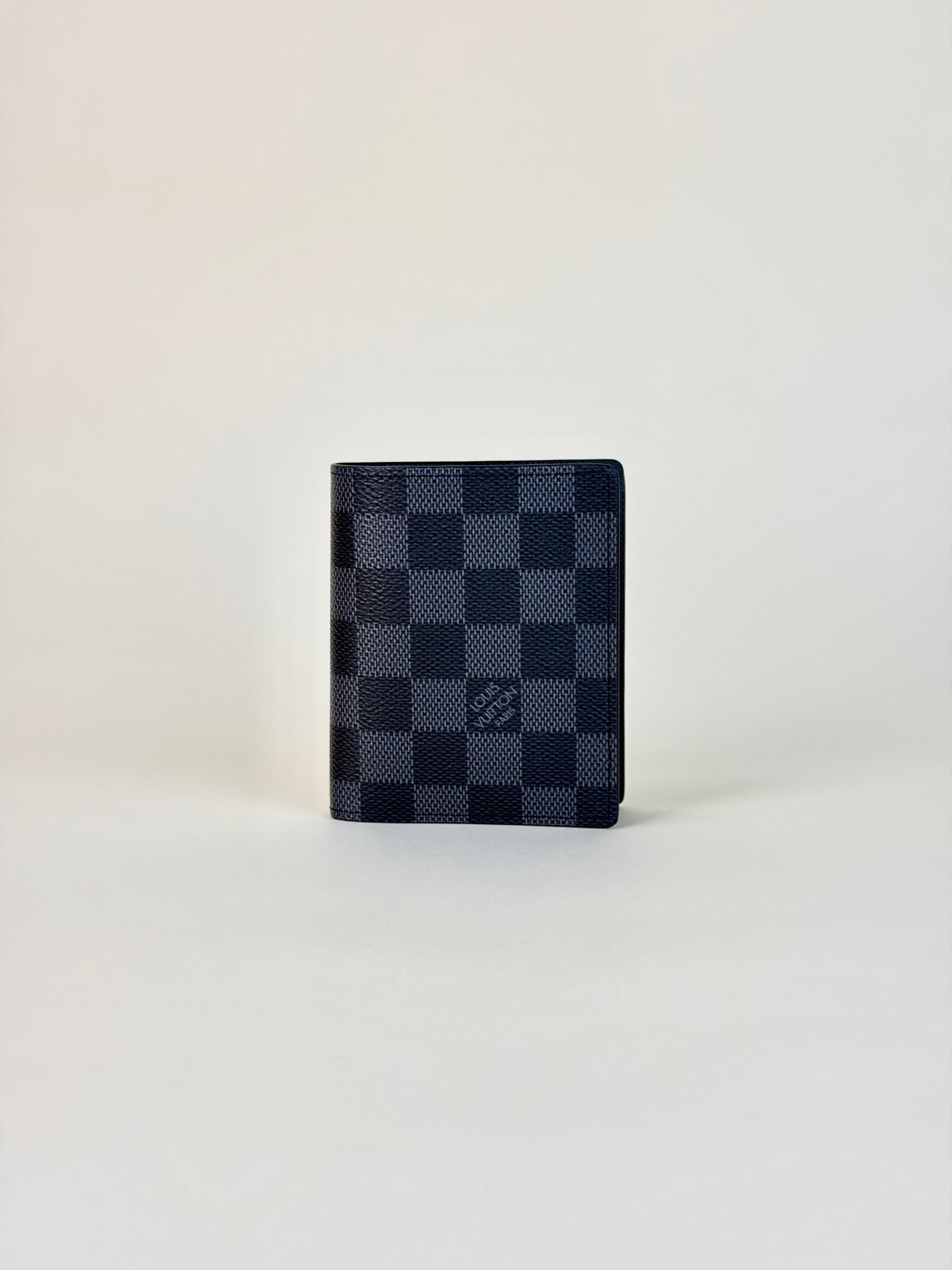 Louis Vuitton admire sar graphite compact small fold men wallet