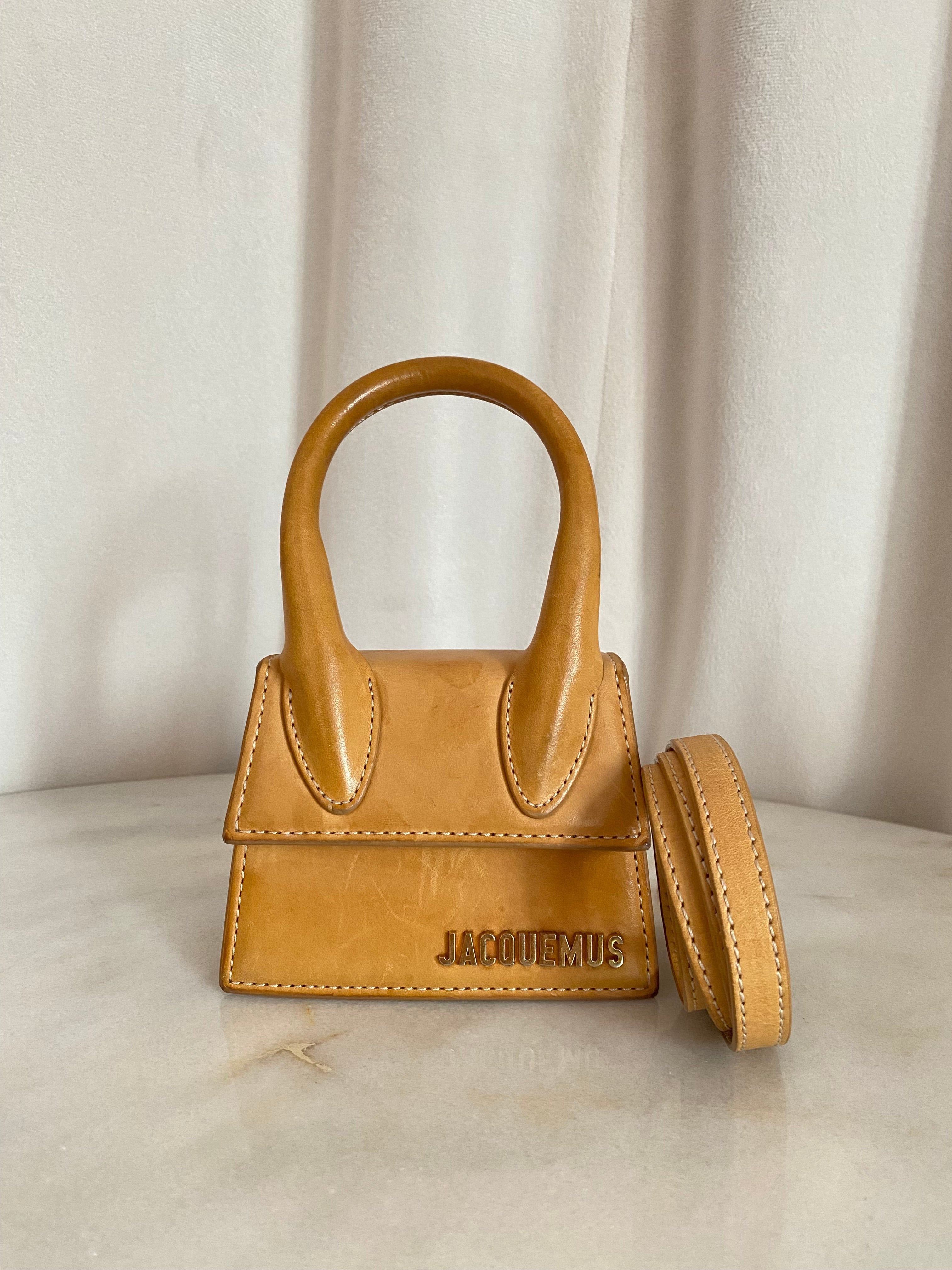 Jacquemus Dark Yellow The Chiquito Mini Bag