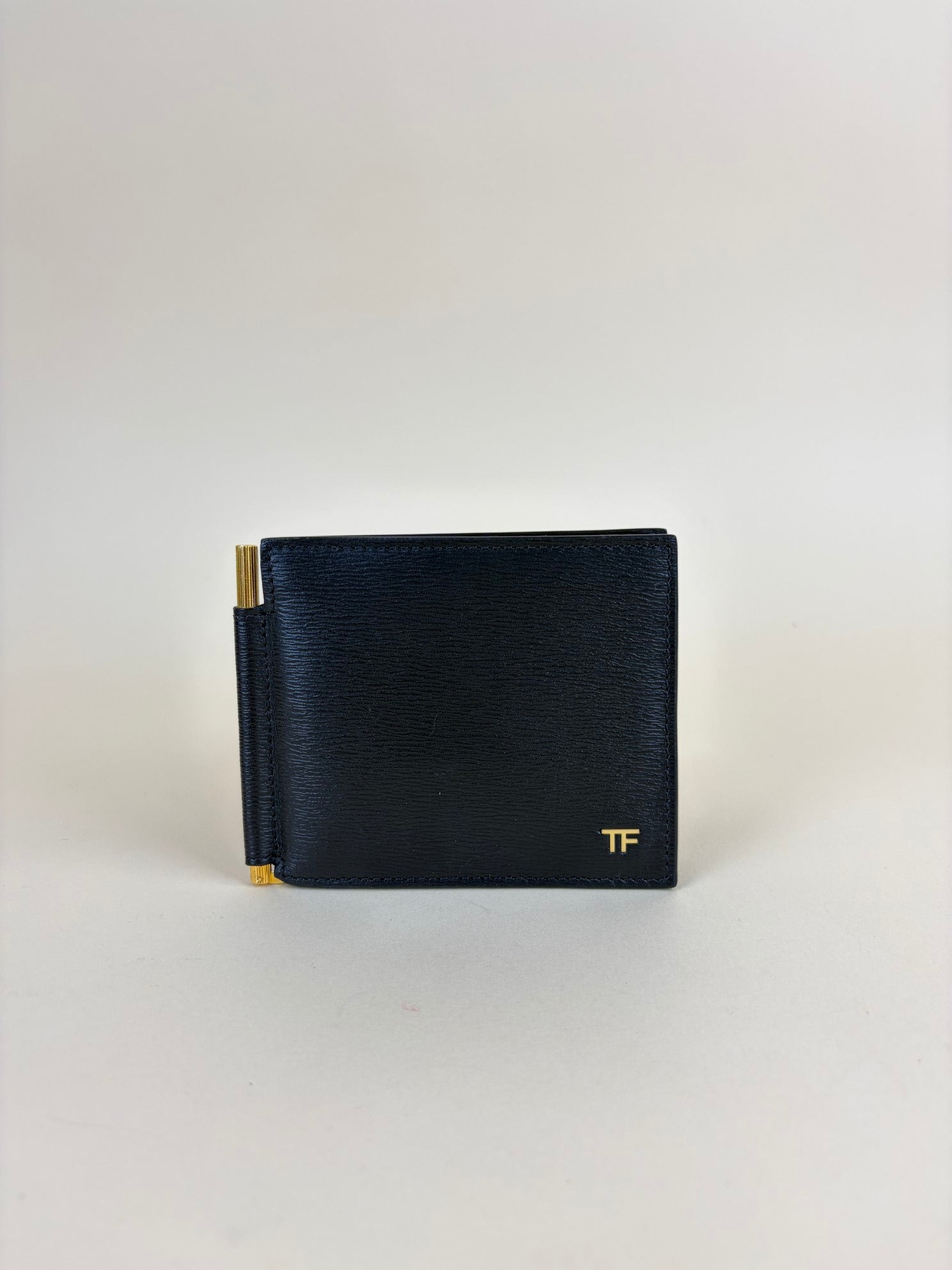 Tom Ford Black Small Money Clip Wallet