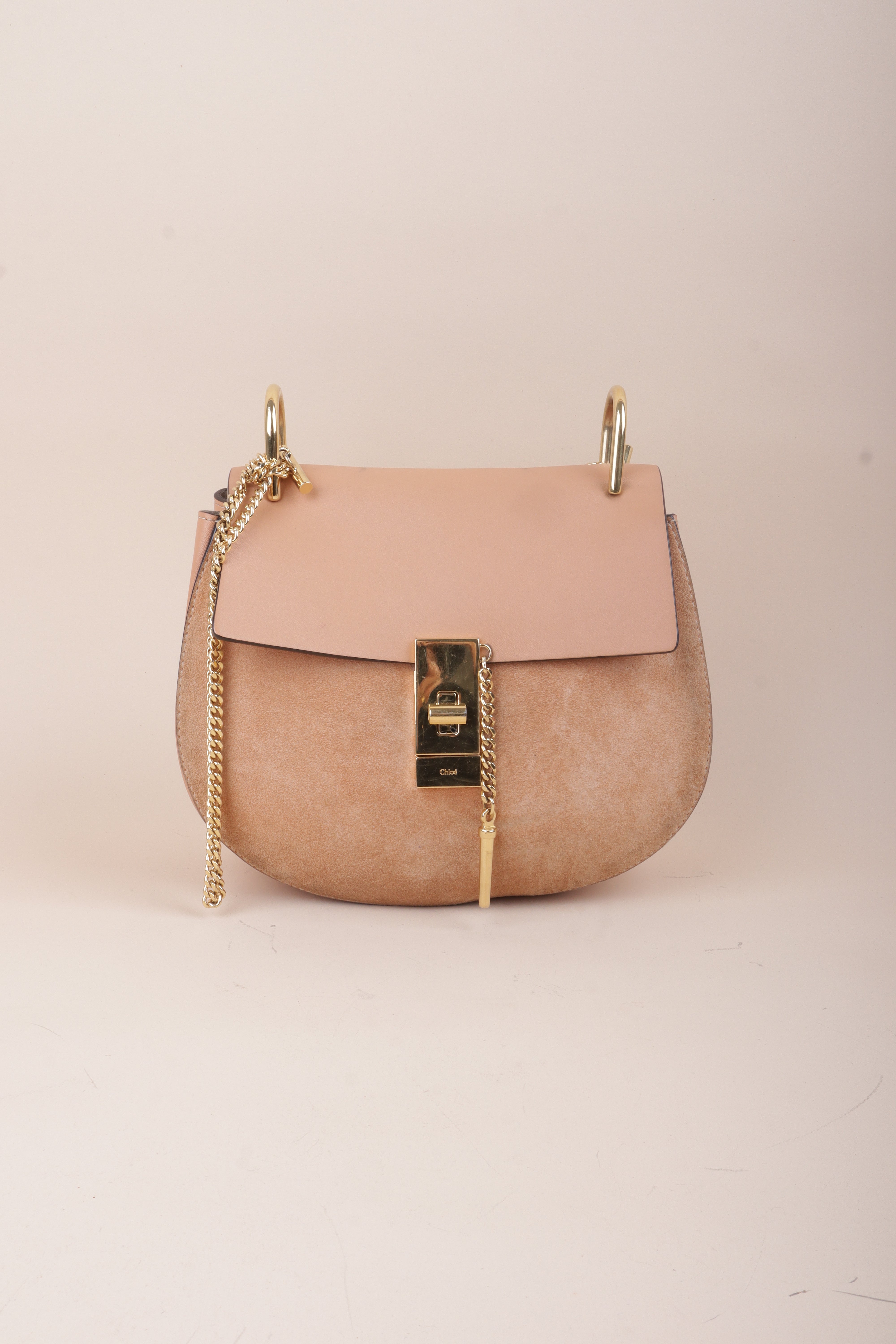 Chloe Beige Small Drew Bag