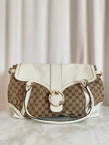 Gucci Bicolor GG Shoulder Bag